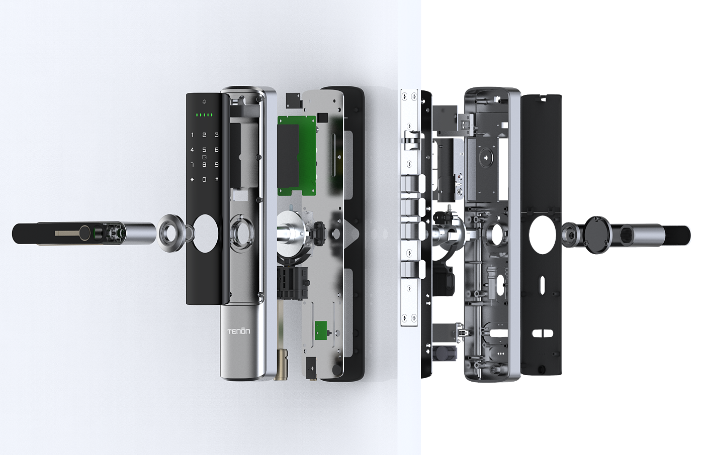 Intelligent lock; Fingerprint lock; Password lock; Asia Pacific Tianneng，