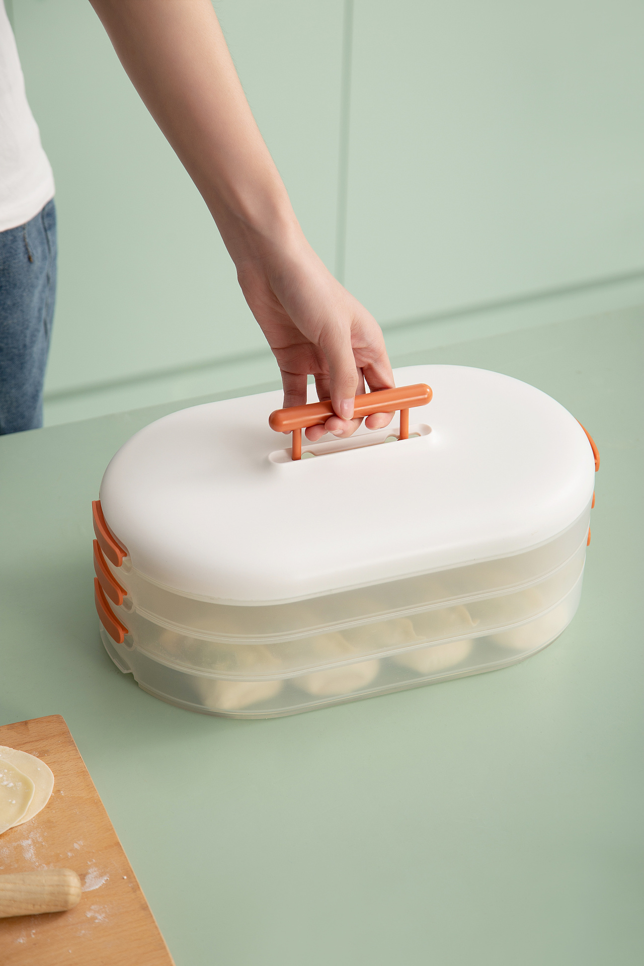 Daily necessities: Kitchen dumpling box，