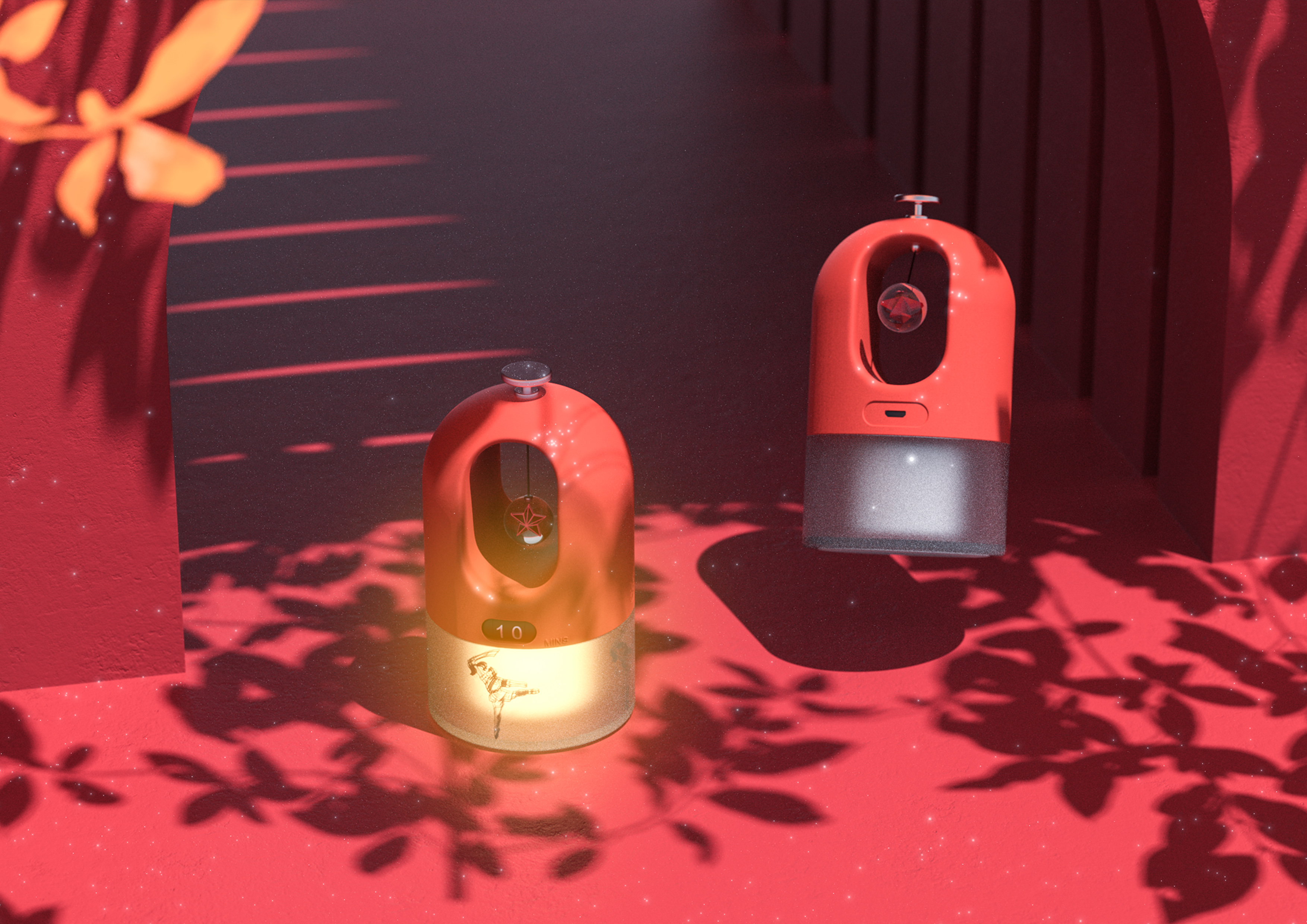 timer，Night light，Red Culture，Red Detachment of women，