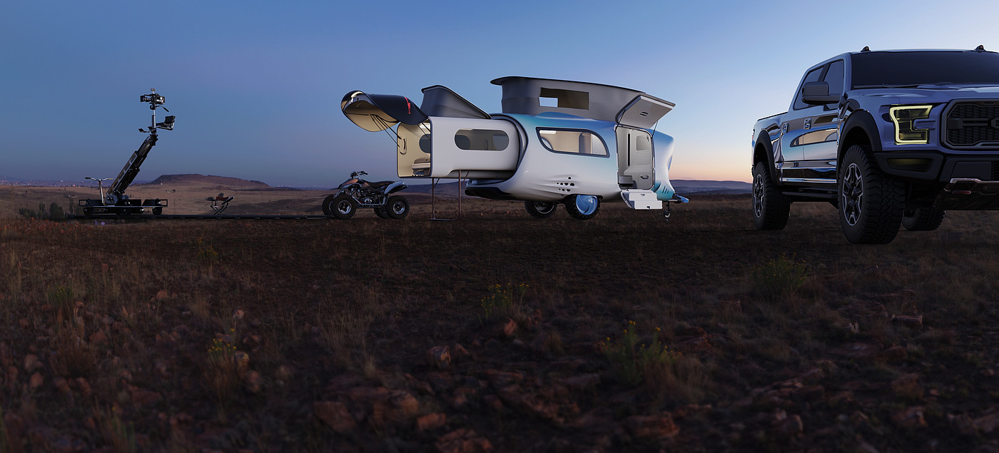 Touring car，Travel，outdoors，camping，Camp，Red dot award，traffic，vehicle，