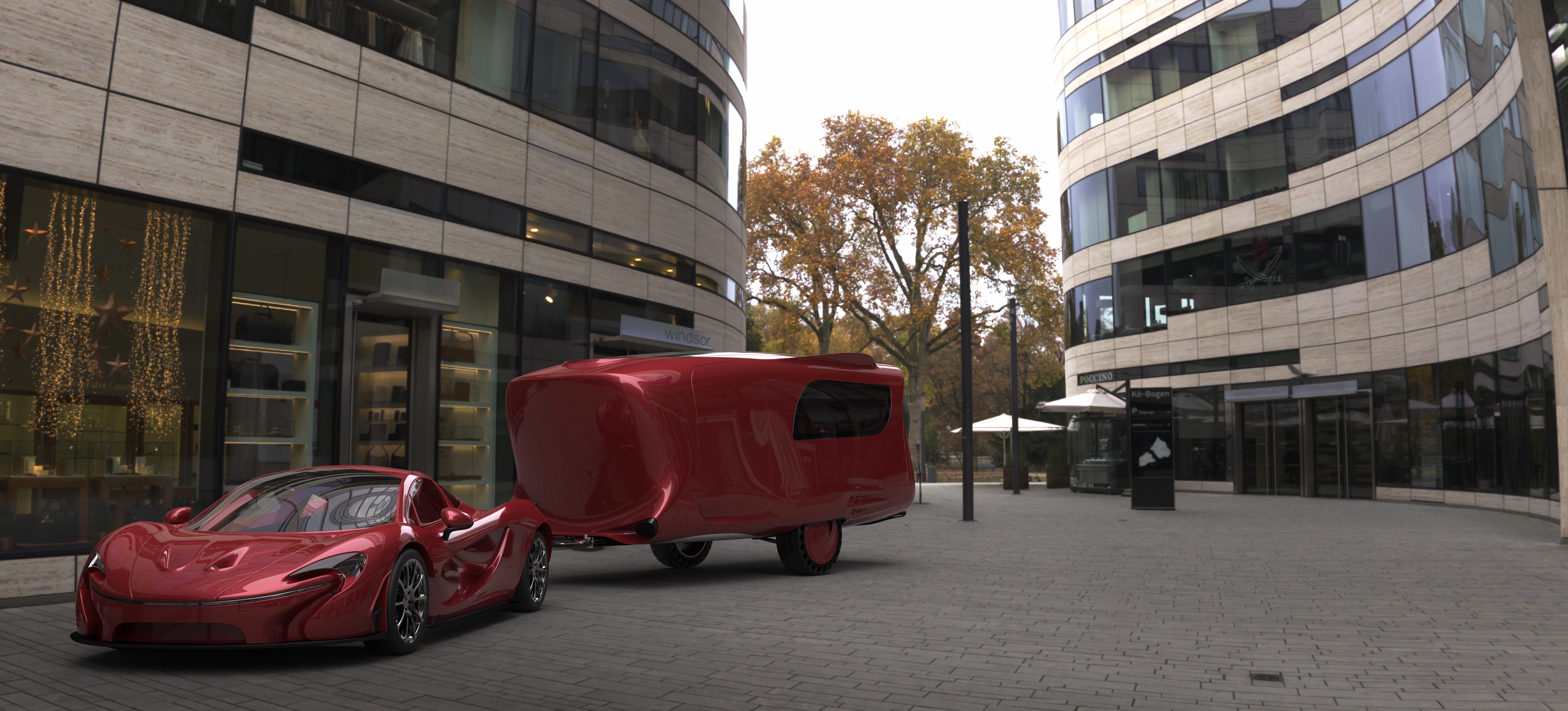 Touring car，Travel，outdoors，camping，Camp，Red dot award，traffic，vehicle，