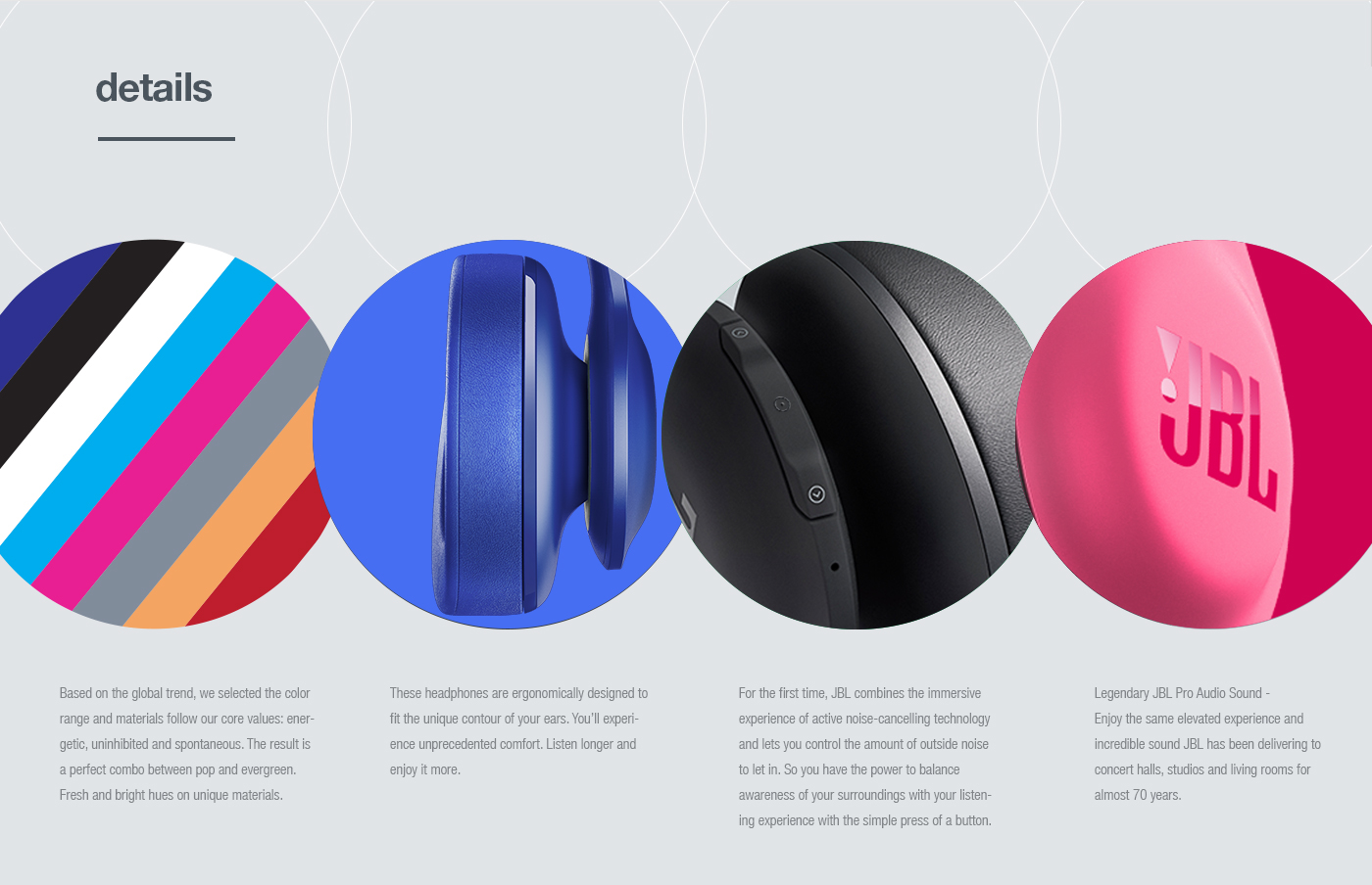 Earphone design，JBL EVEREST，smooth，Bluetooth，