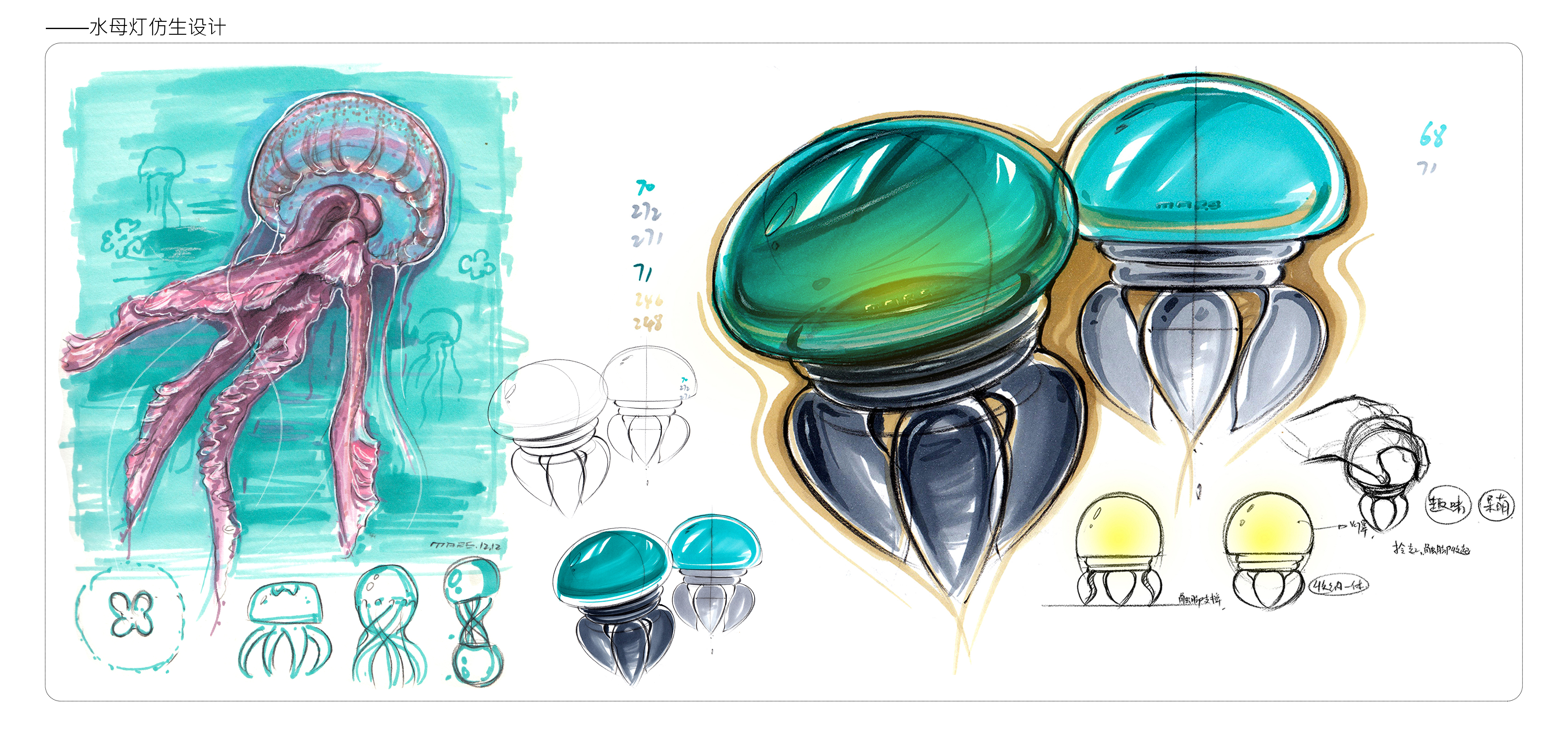 industrial design，product design，Hand drawn industrial design，Bionic design sketch，Effect drawing of industrial design hand-painted postgraduate entrance examination，Hand drawn sketch of product design，Design elements，Design draft，