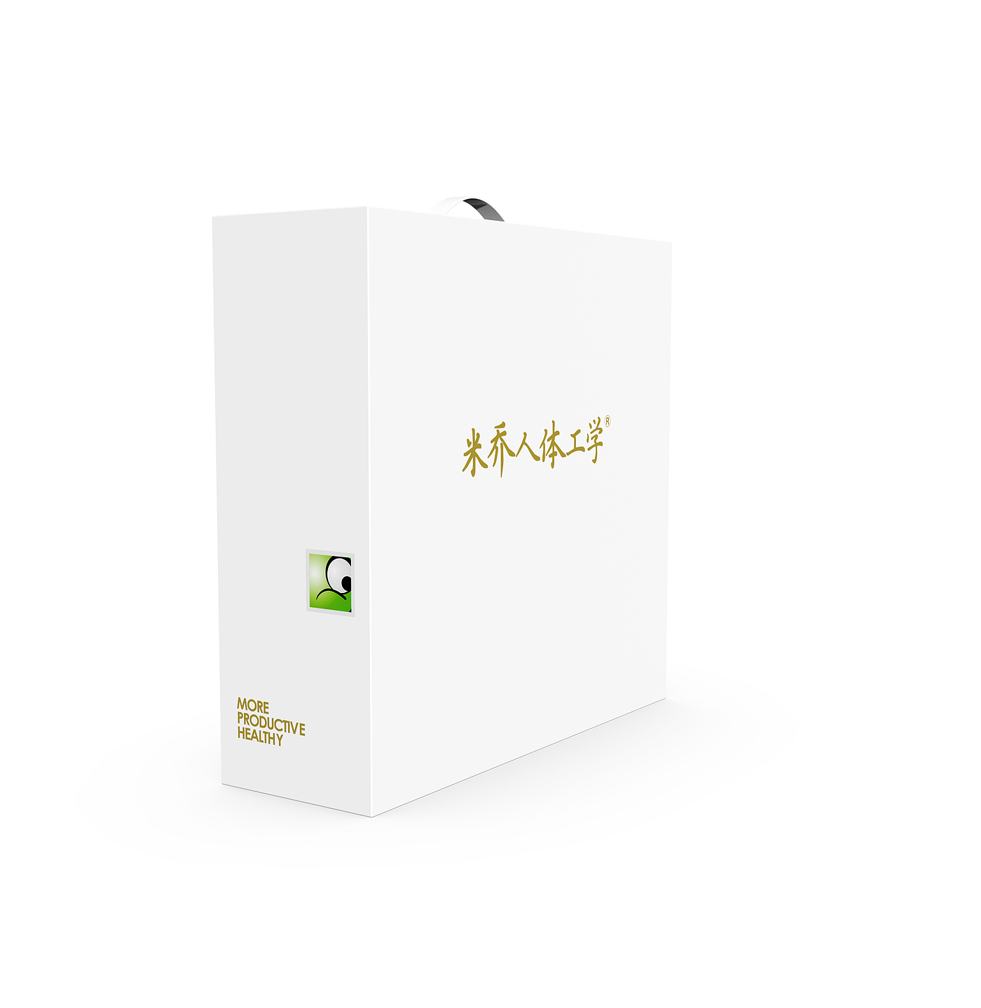 Packaging white box bronzing，