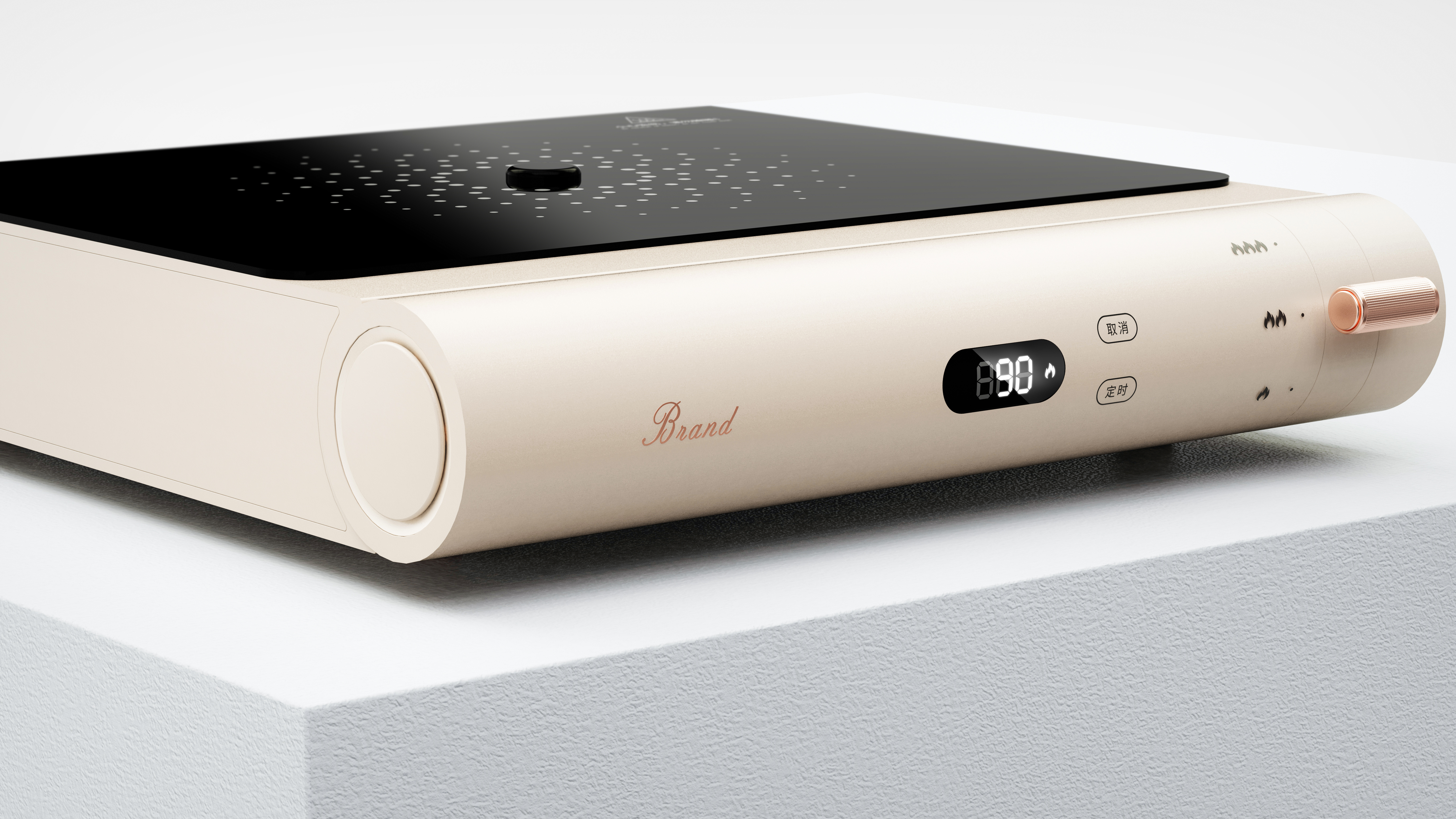 Design of induction cooker，Home appliance design，Retro Design ，