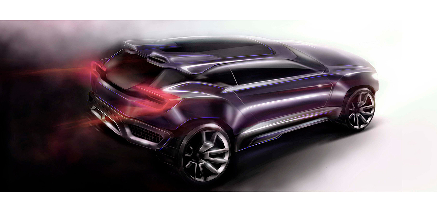 E-SUV，public，Automobile design，conceptual design，