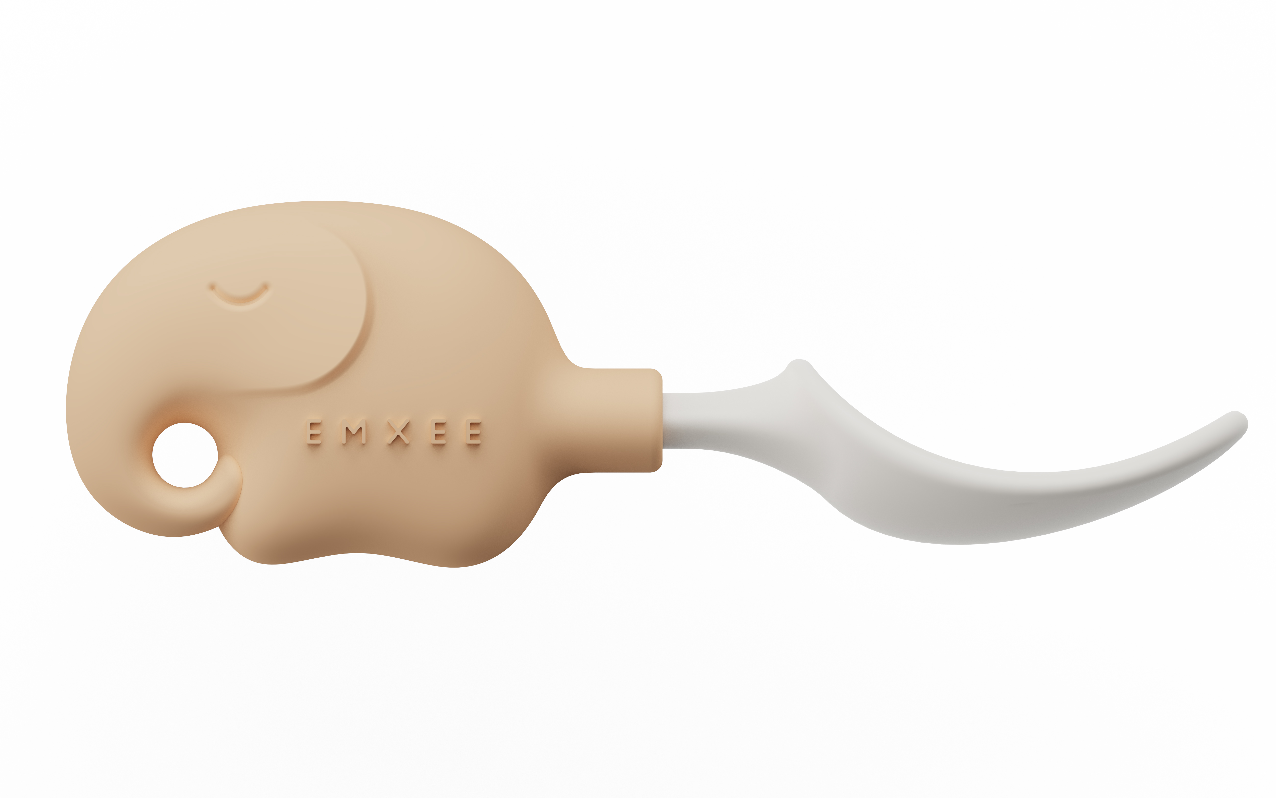 elephant，Silica gel plate，Auxiliary food fork spoon，children，