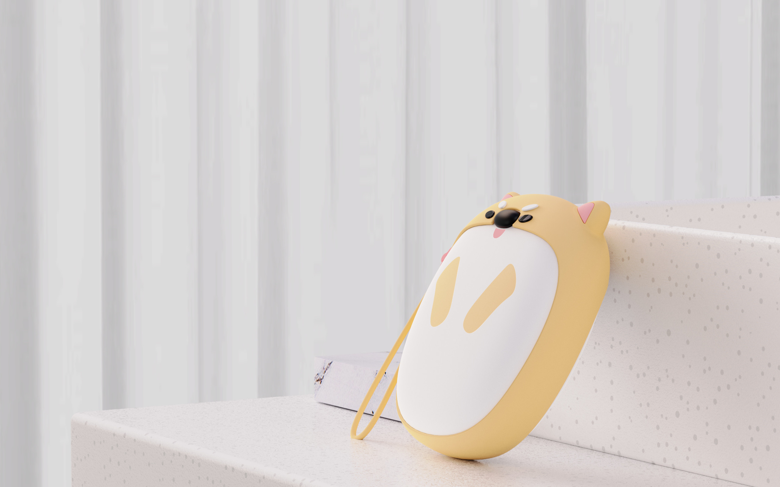 Cute, firewood dog, warm hand treasure，