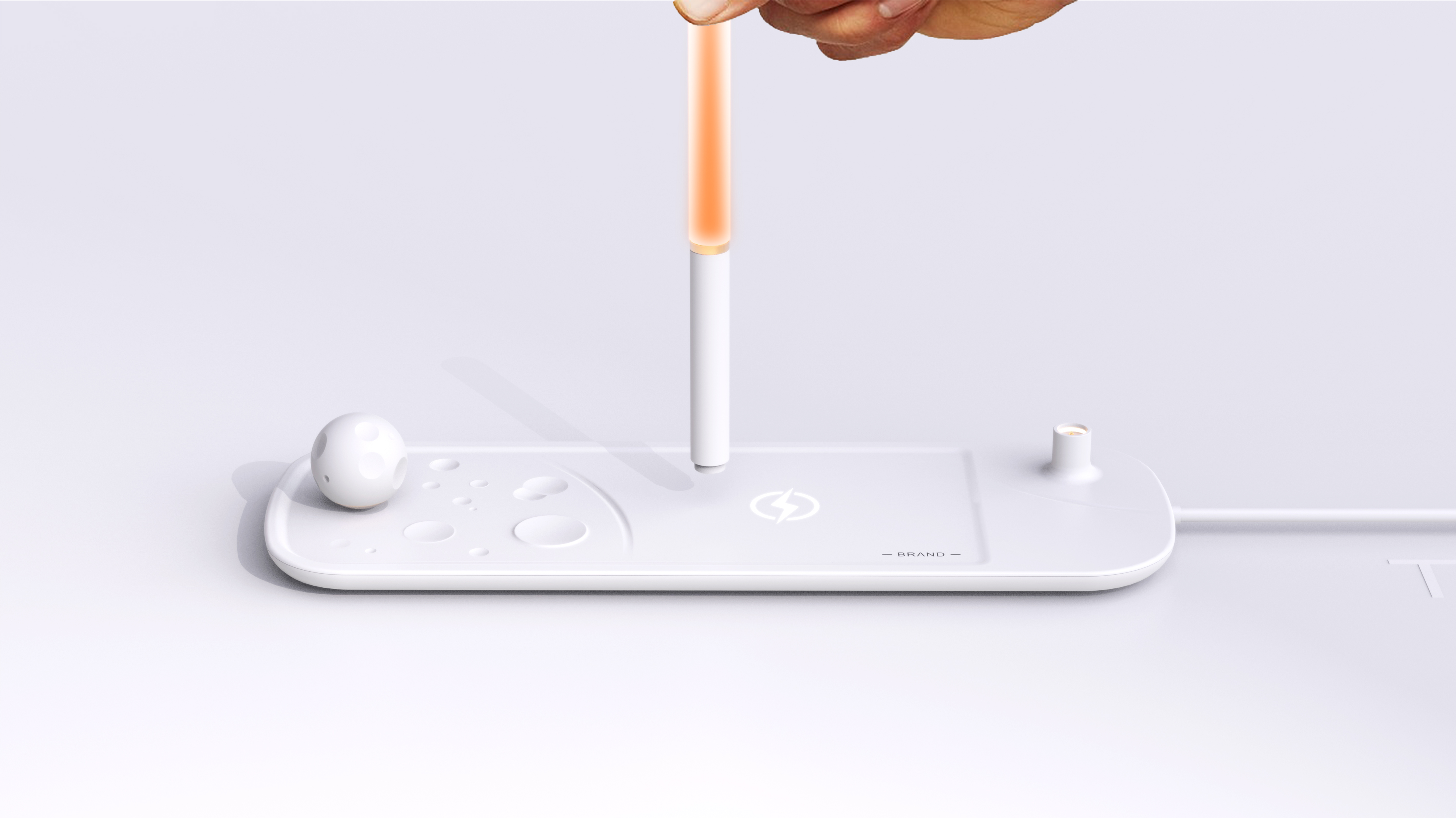 Wireless charging，Mid Autumn Festival cultural creation，Design empowerment，Earth Moon civilization，