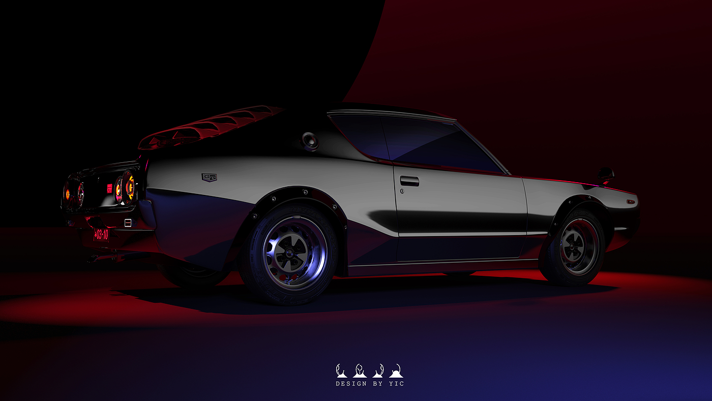 automobile，Render，Retro，Cool，Sports car，keyshot，ks，