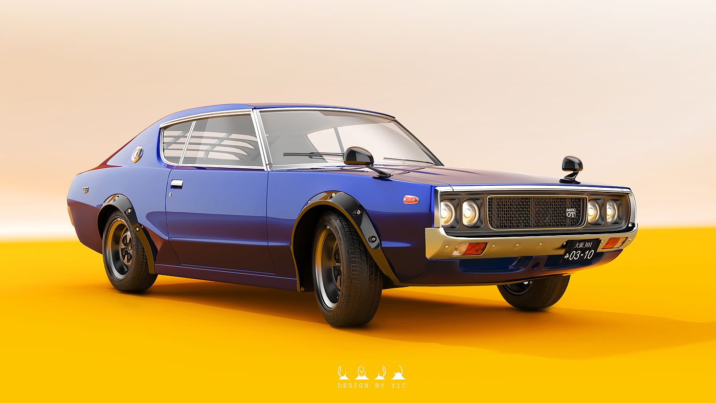 automobile，Render，Retro，Cool，Sports car，keyshot，ks，