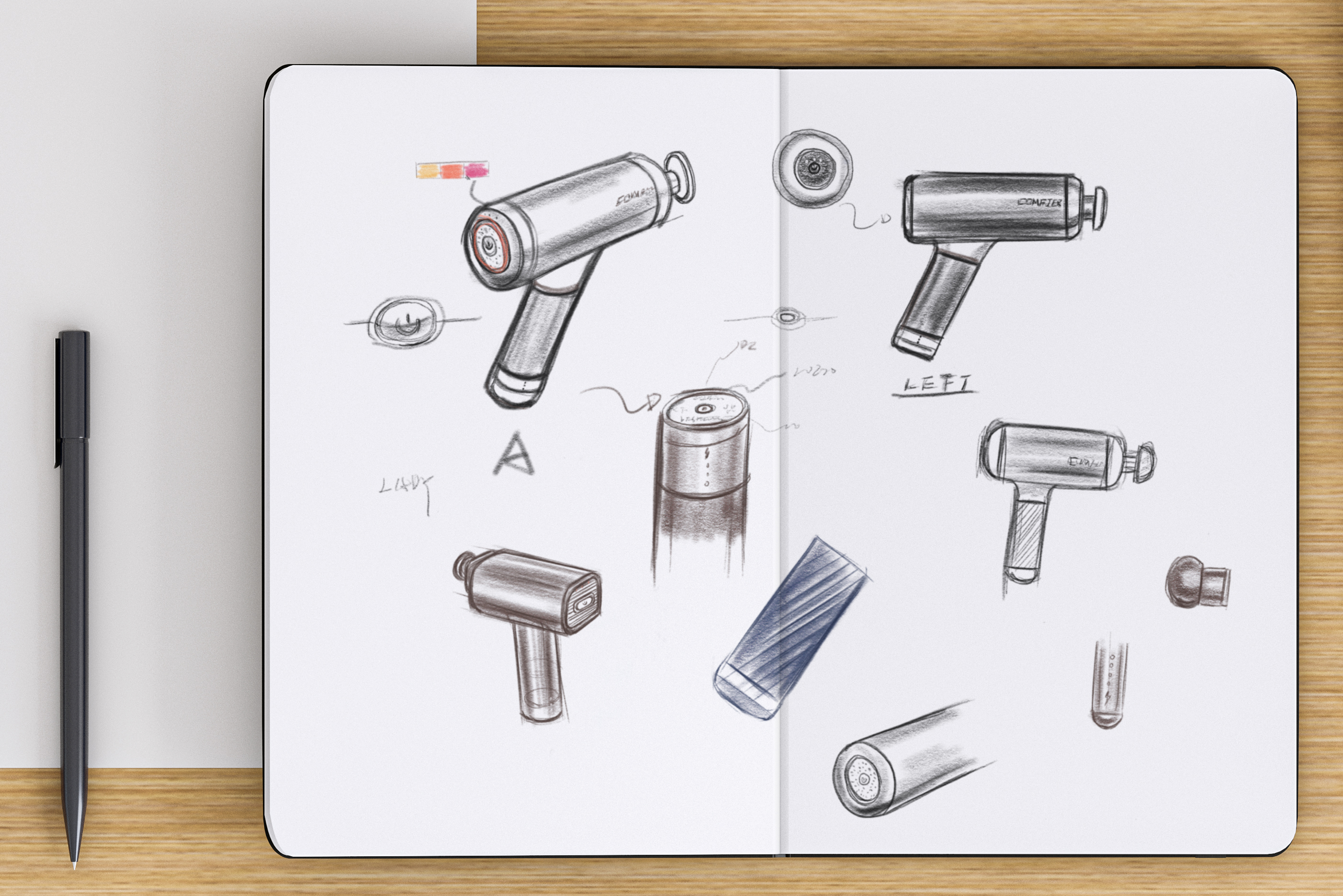 Fascia gun，Small products，industrial design，Bodybuilding，Appearance design，id，small home appliances，