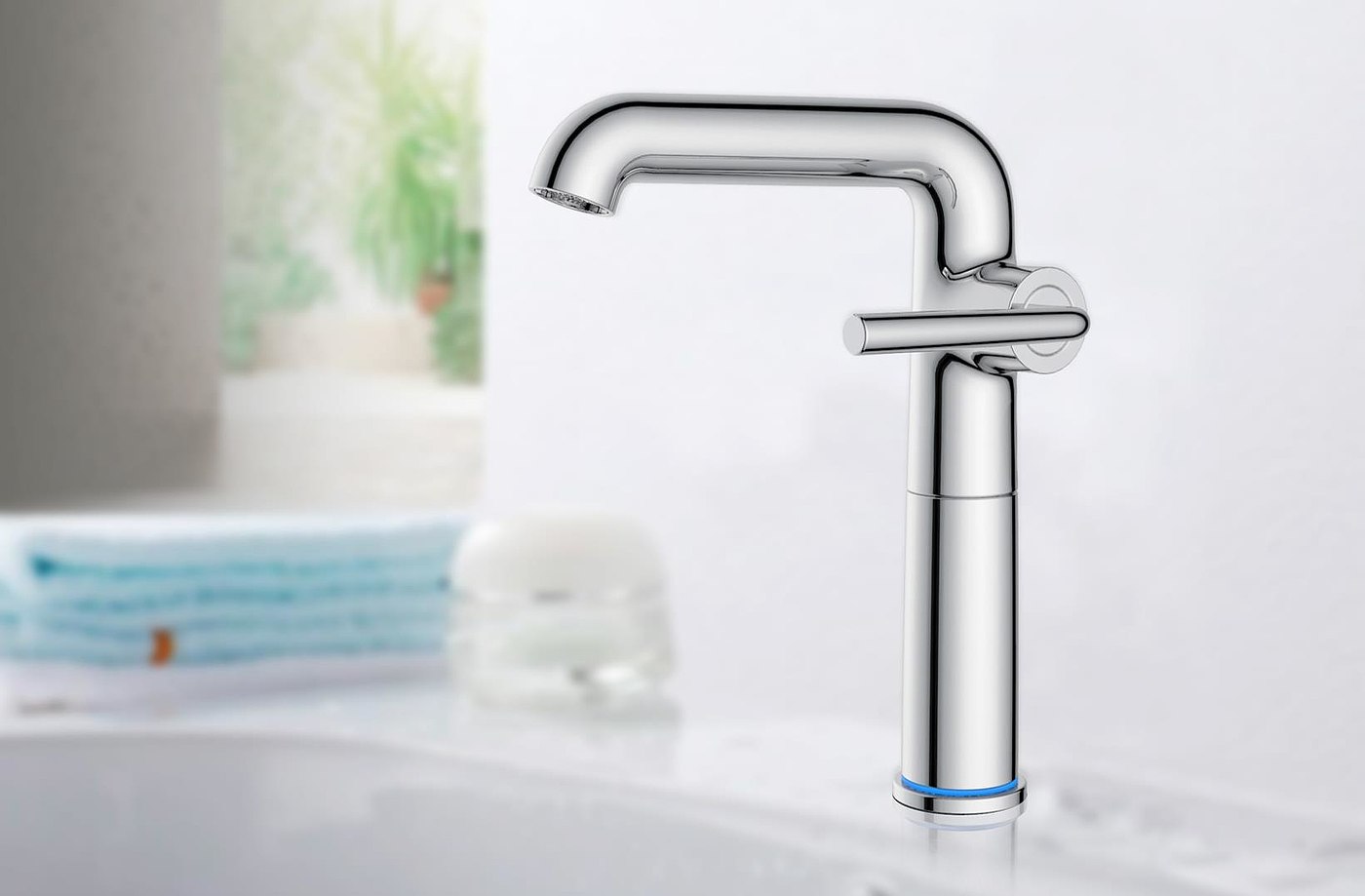 Faucet, water outlet and bathroom，