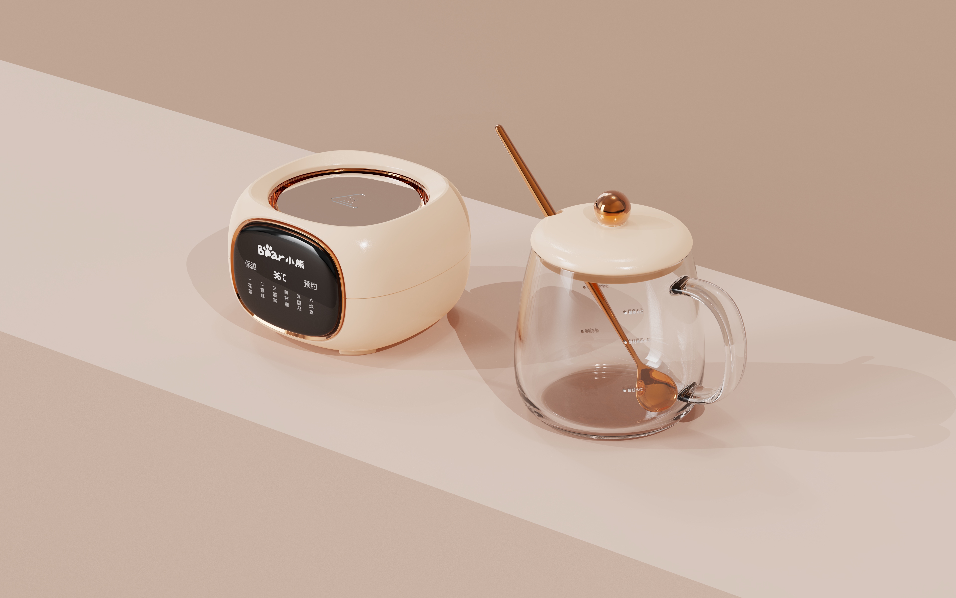 Health cup，Heating pad，glass，