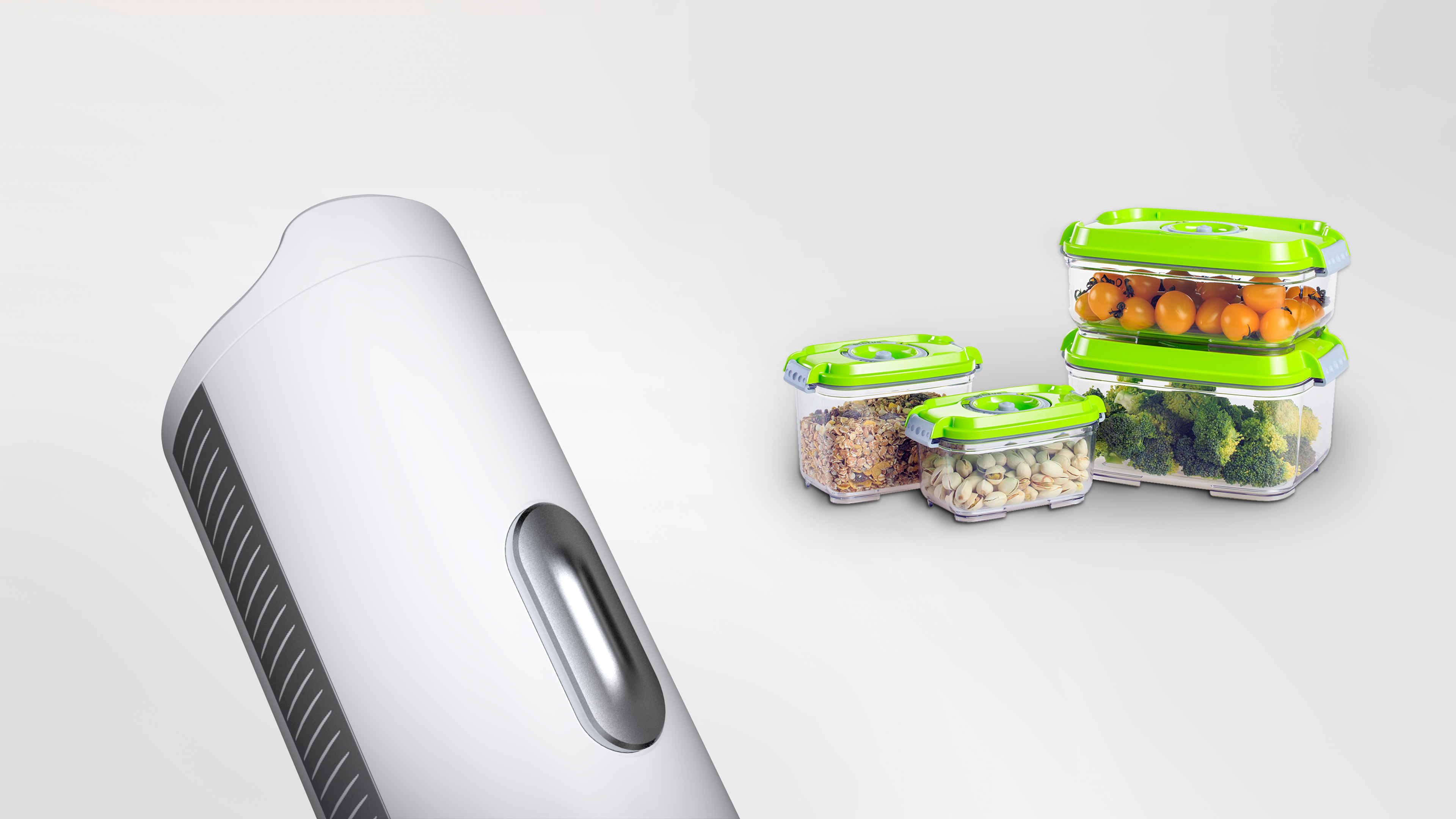 Vacuum fresh-keeping box，Vacuum pump，South wind design，