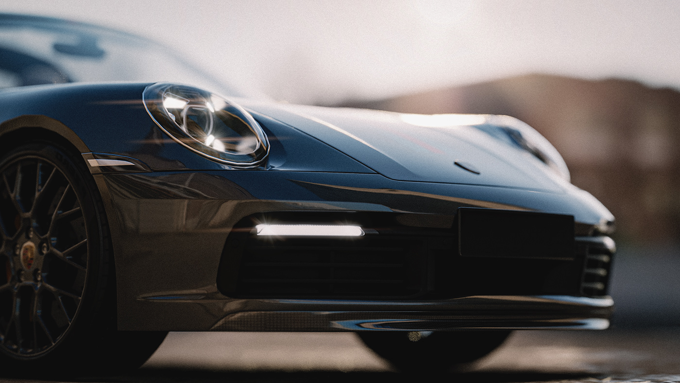 automobile，Product visualization，cgi，