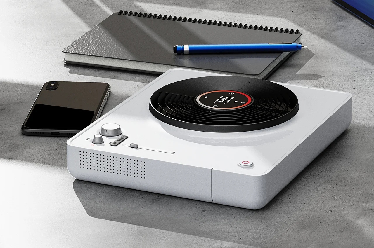 turntable，air cleaner，music，product design，
