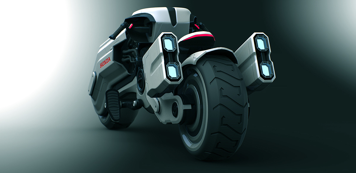 industrial design，Vehicle design，concept，motorcycle，Honda，