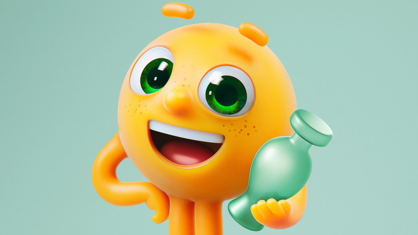 Role design，mascot，3D animation，cgi，
