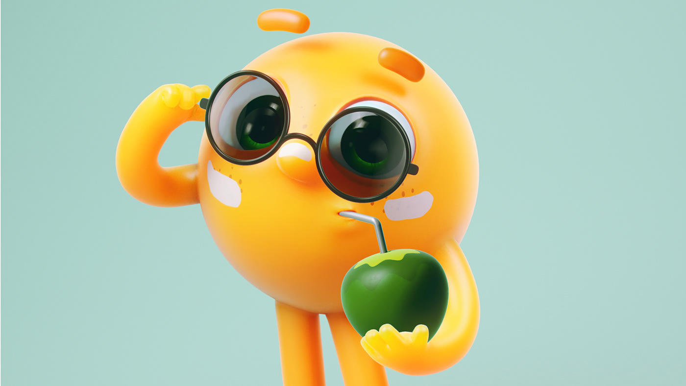 Role design，mascot，3D animation，cgi，