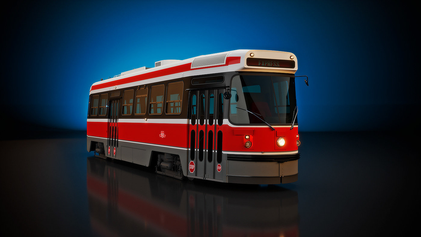 TTC CLRV Classic Toronto Tram - 普象网