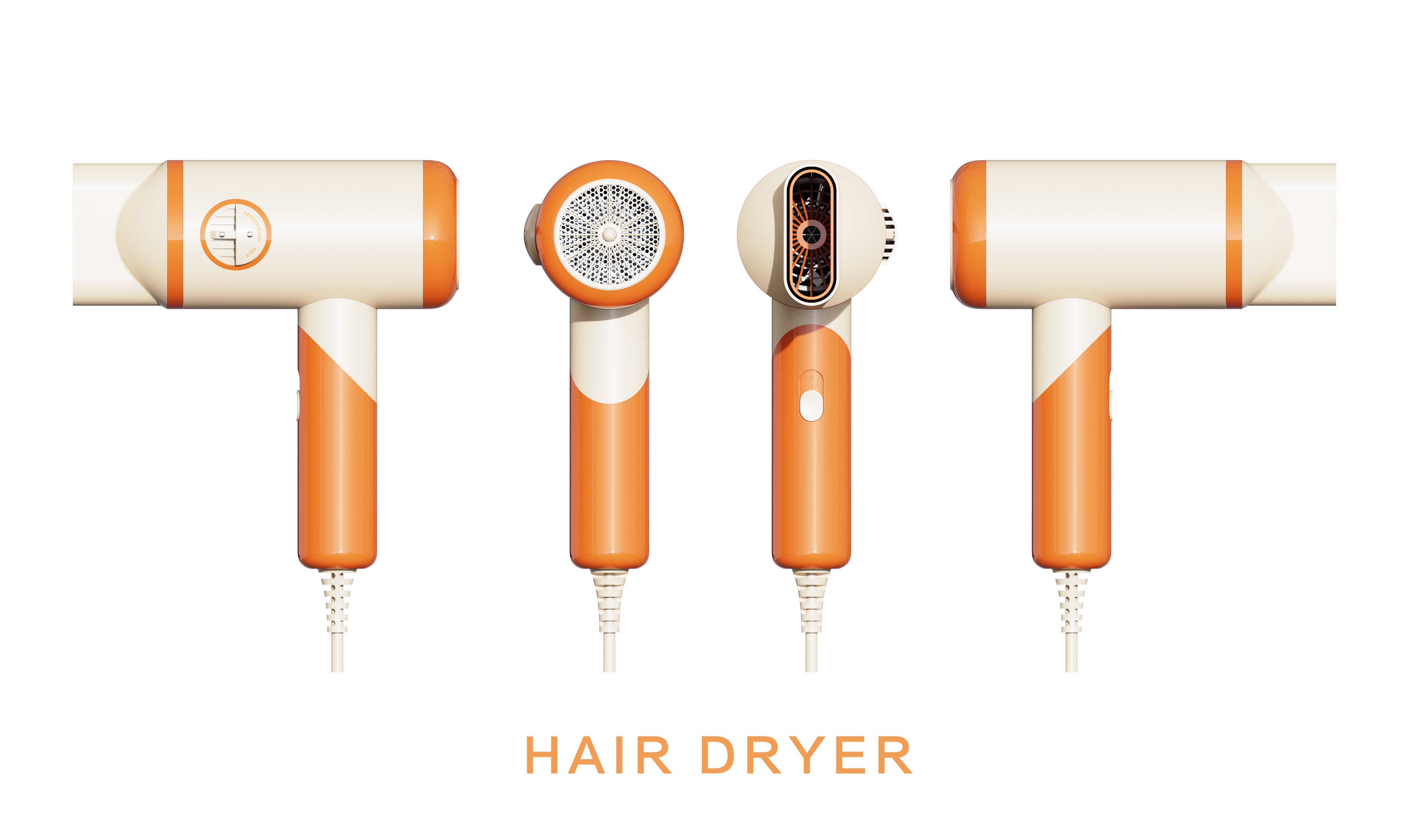 Retro，hair drier，anion，fold，Portable，