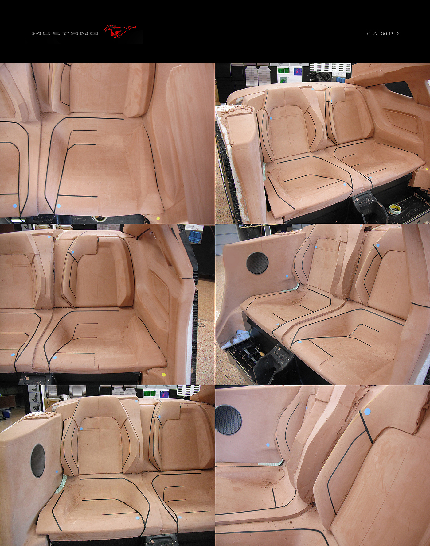 wild horse，S550，Automotive interior design，industrial design，Model，sketch，