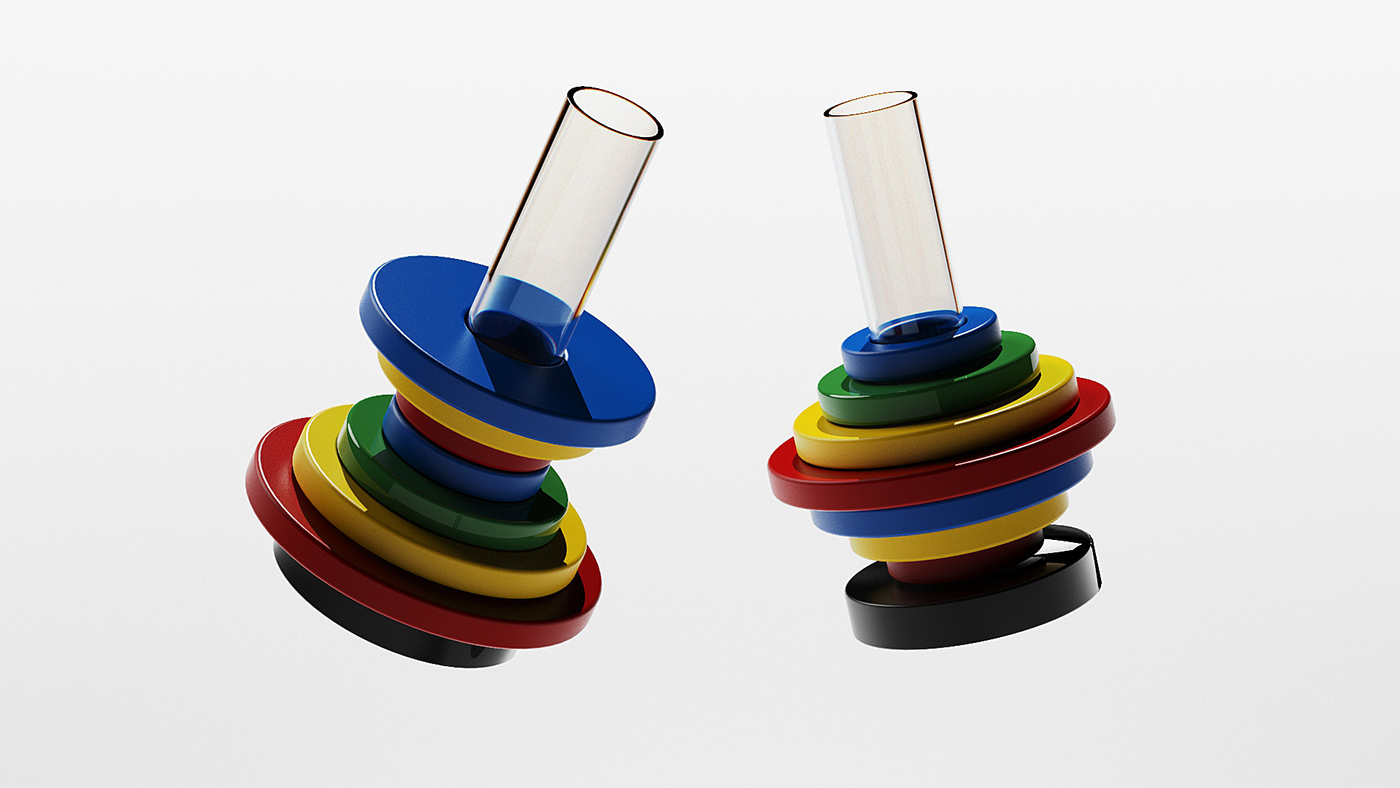 MEMPHIS VASE，Colorful vase，Memphis，