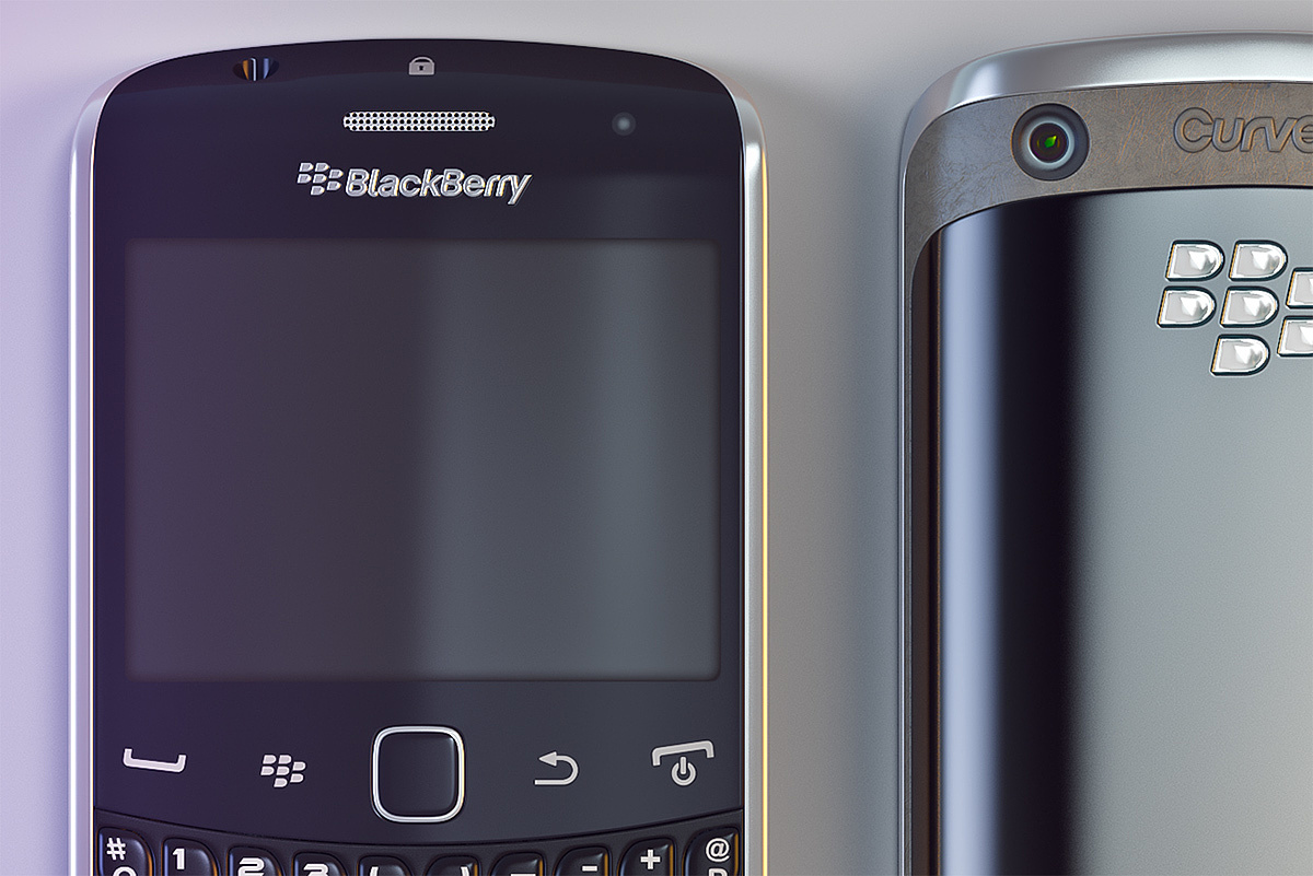 Intelligent mobile phone，blackberry，htc，modeling，Render，