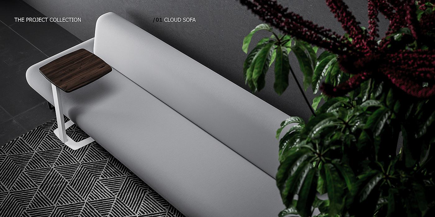 Cloud sofa，furniture design ，industrial design，Modular design，Minimalist，