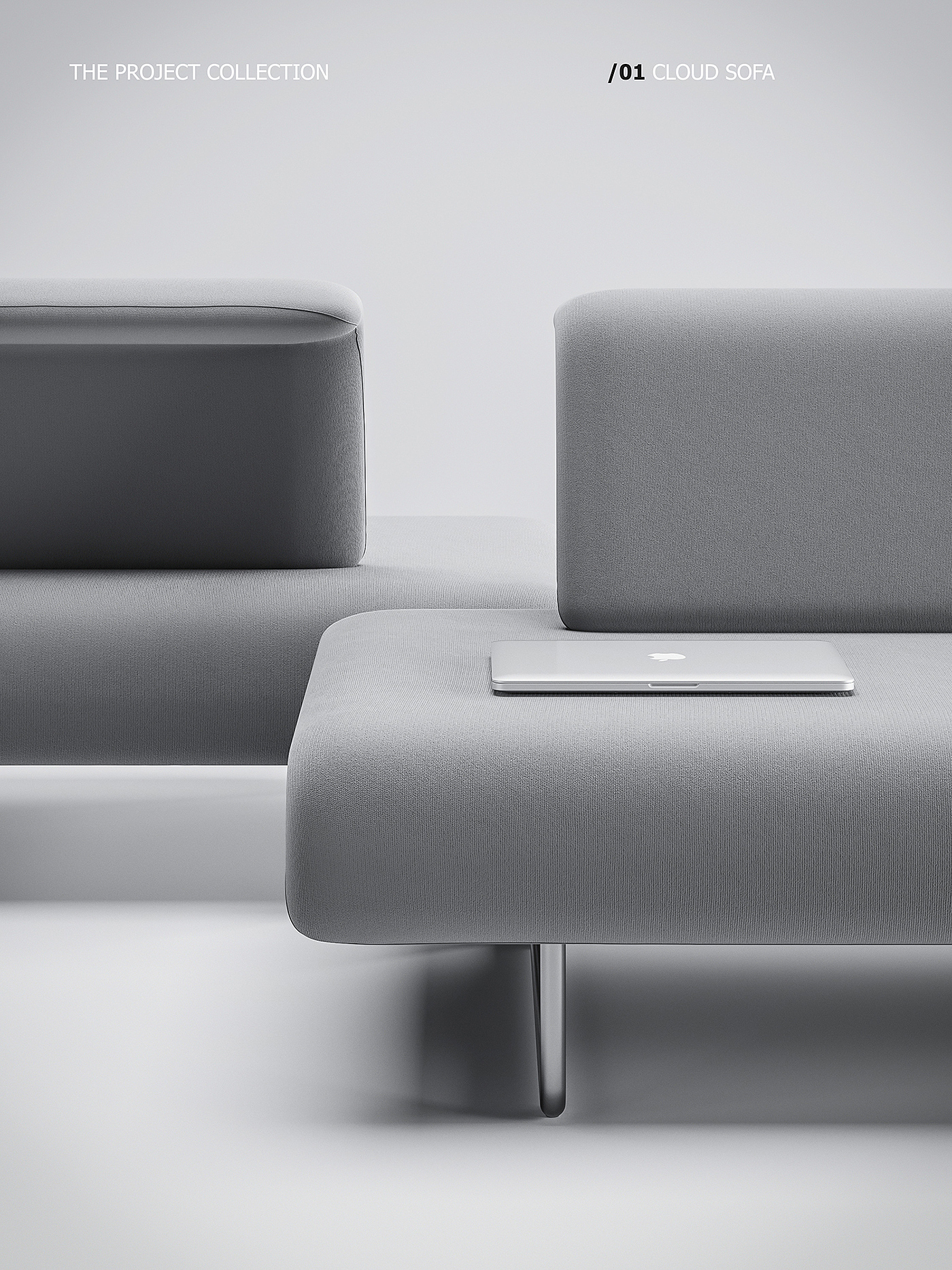 Cloud sofa，furniture design ，industrial design，Modular design，Minimalist，