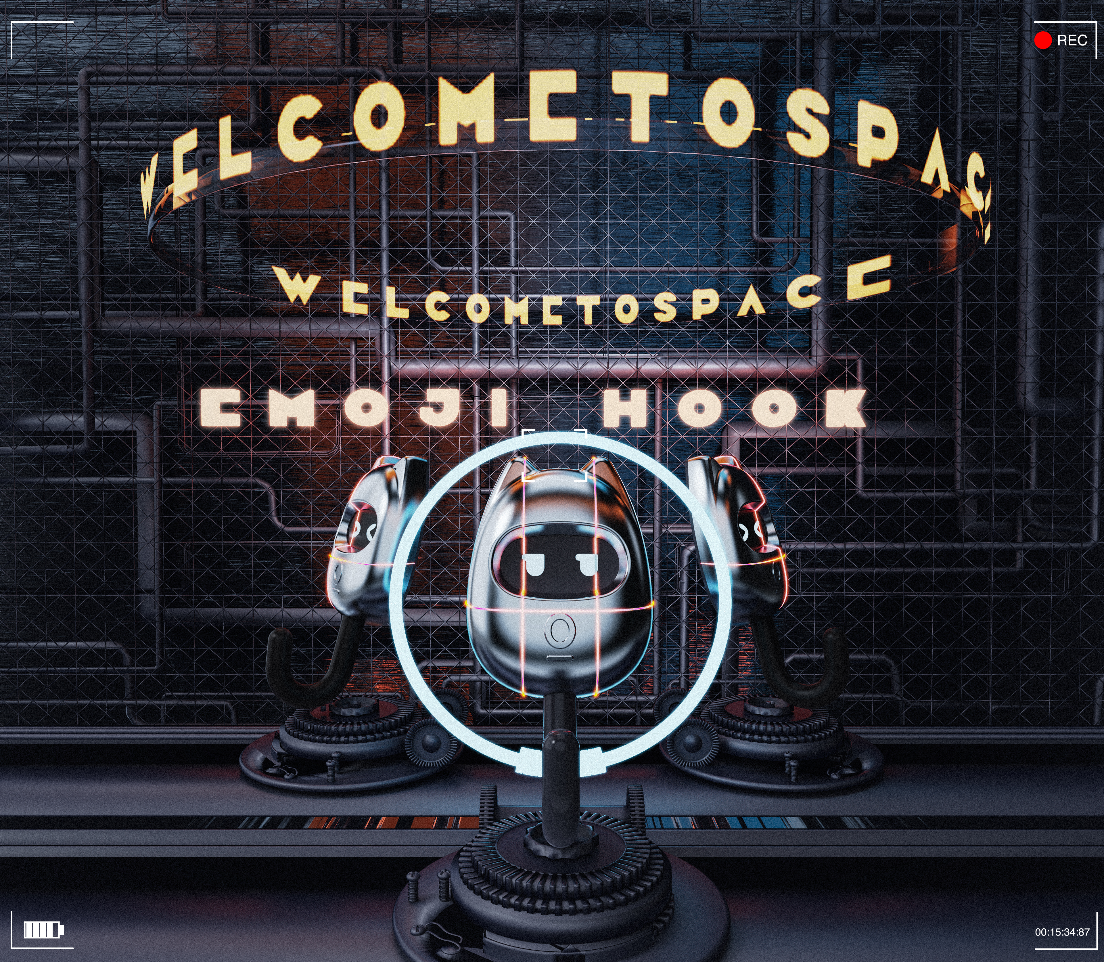 Expression pack, cute fun, cool, cat, space，