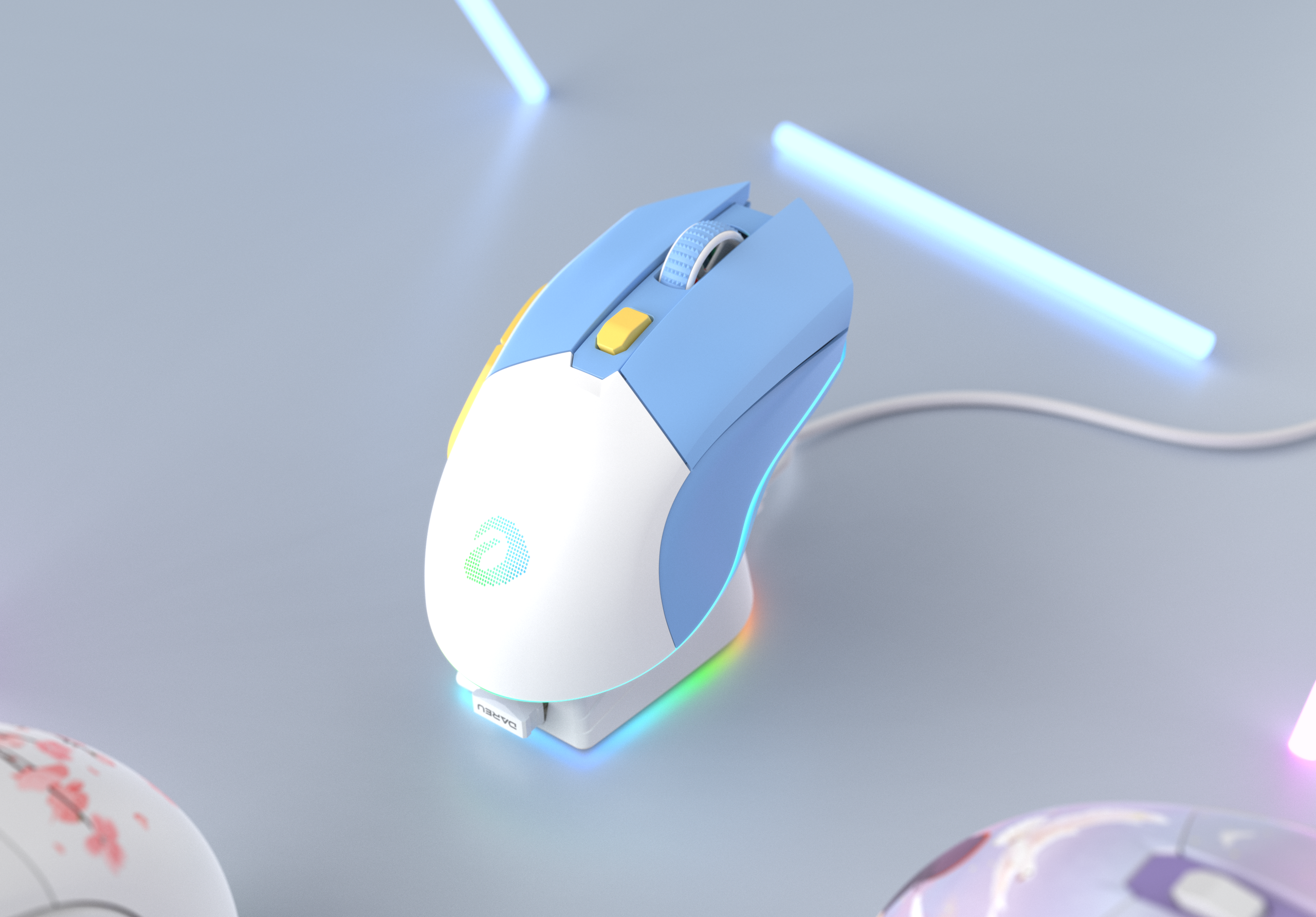 Daryou，mouse，Wireless charging，