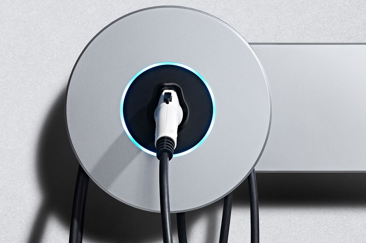 Electric vehicle charger，auto parts，industrial design，Car peripheral tools，Charging pile，