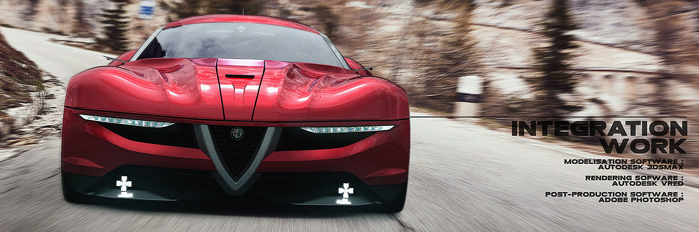 alfa romeo ，Automobile design，industrial design，Design process，