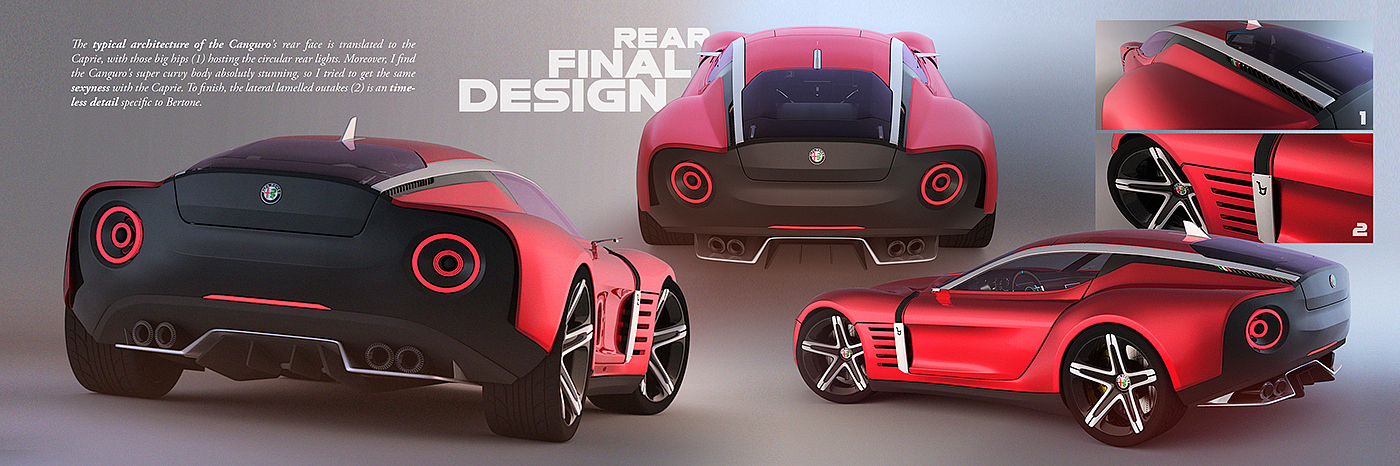 alfa romeo ，Automobile design，industrial design，Design process，