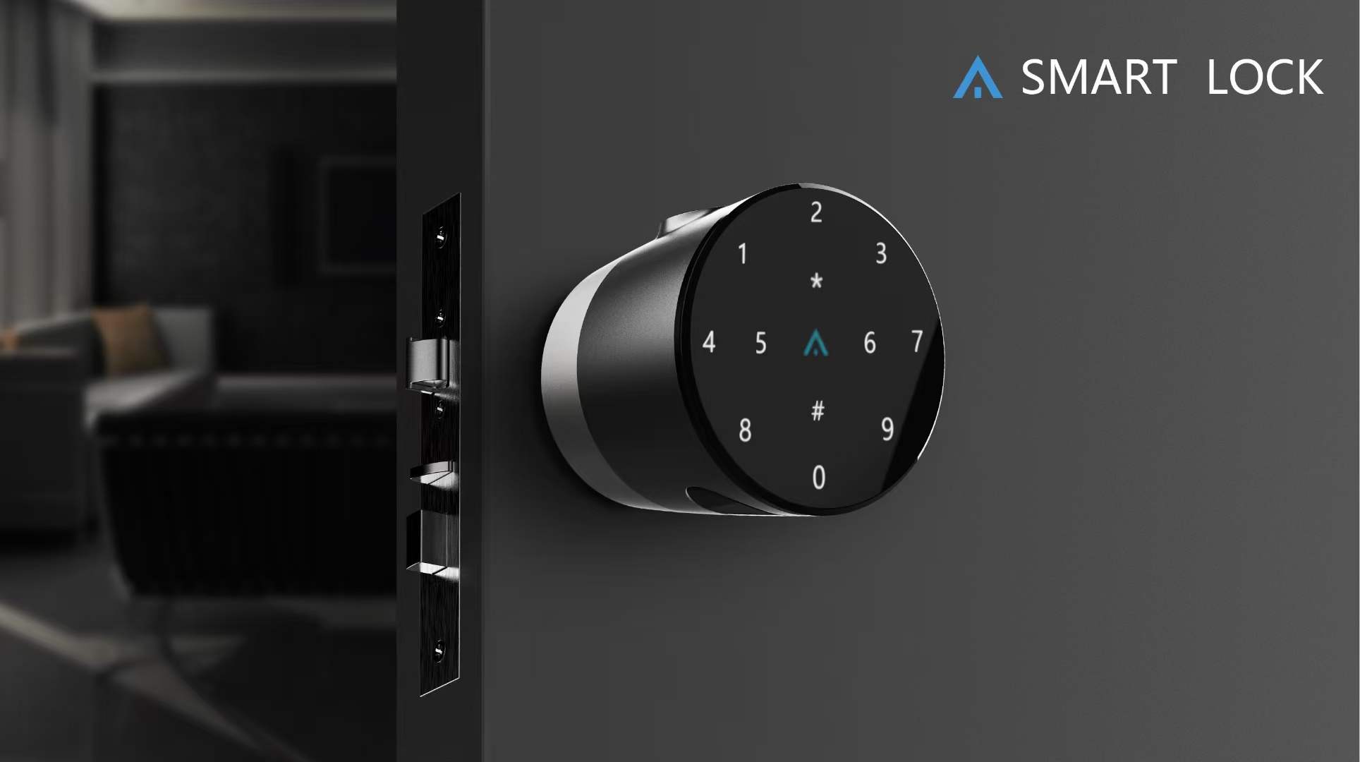 Intelligent door lock，Top grade design，Appearance design，German red dot supreme Award，