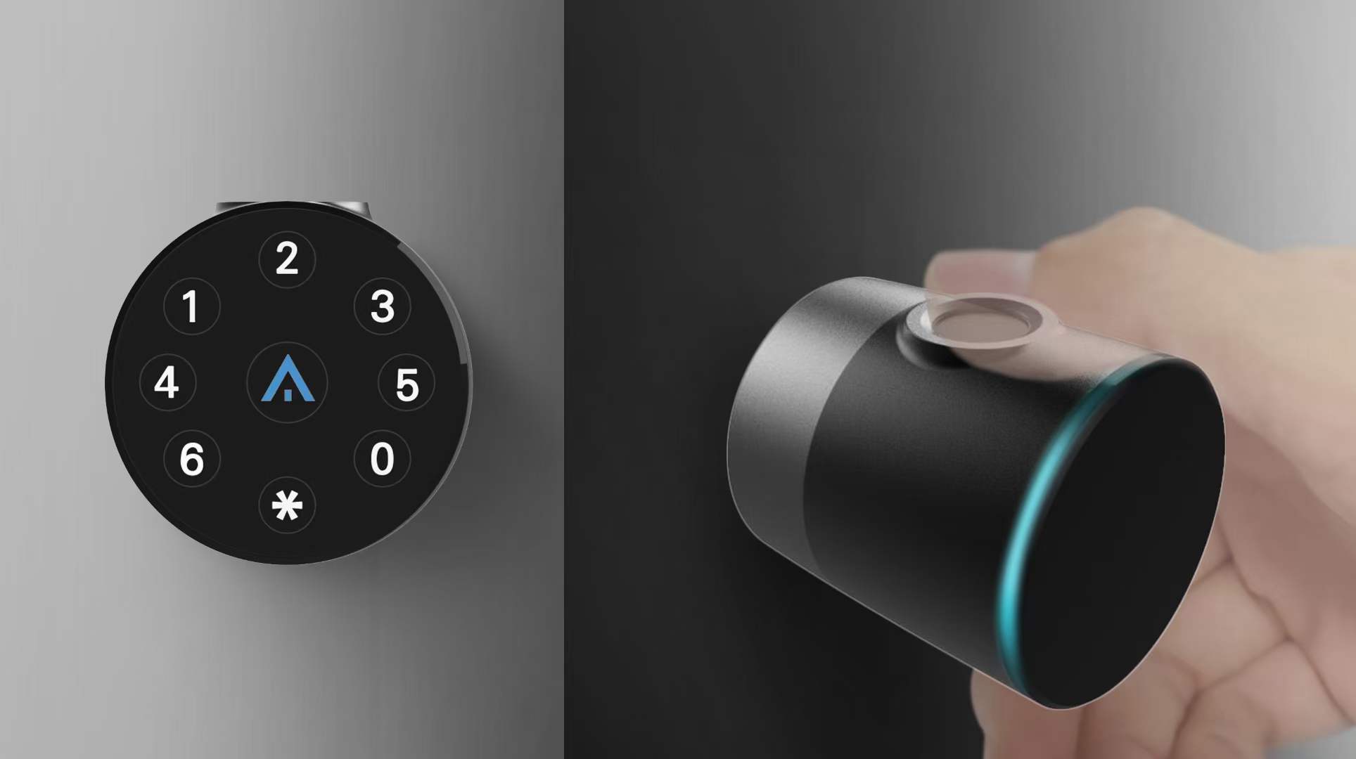 Intelligent door lock，Top grade design，Appearance design，German red dot supreme Award，