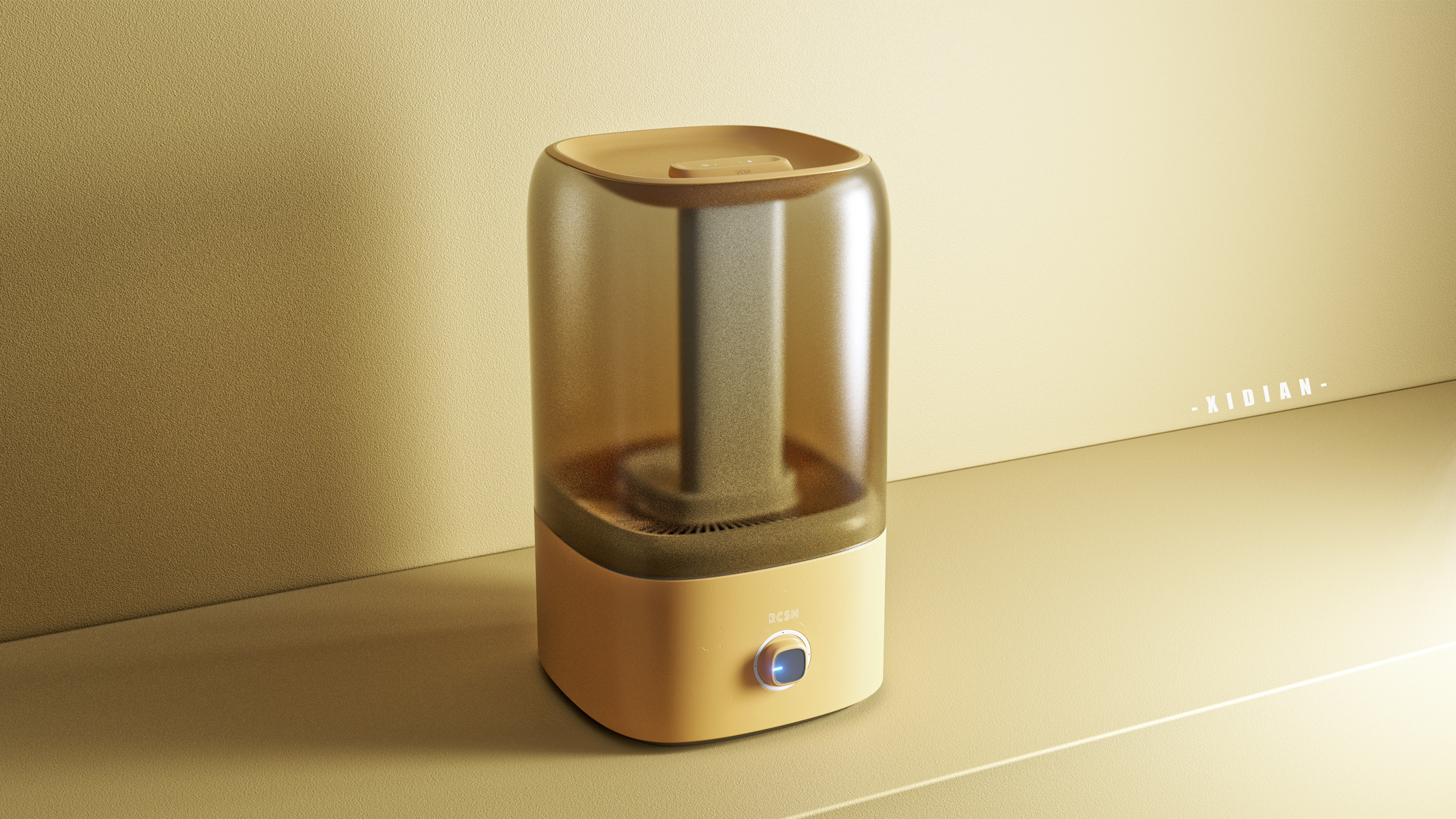 Humidifier，small home appliances，Humidifier，product design，industrial design，Modeling design，Product rendering，