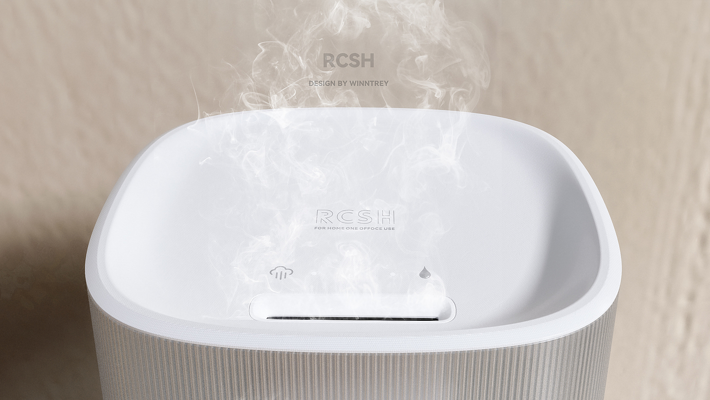 加湿器，小家电，Humidifier，产品设计，工业设计，造型设计，产品渲染，