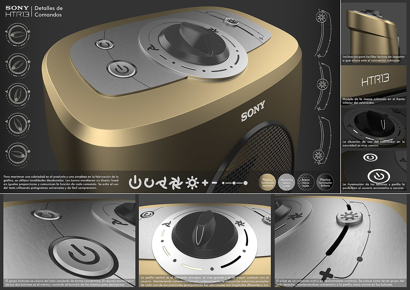 sony，fan heater，HTR13，Electrical design，sketch，product design，