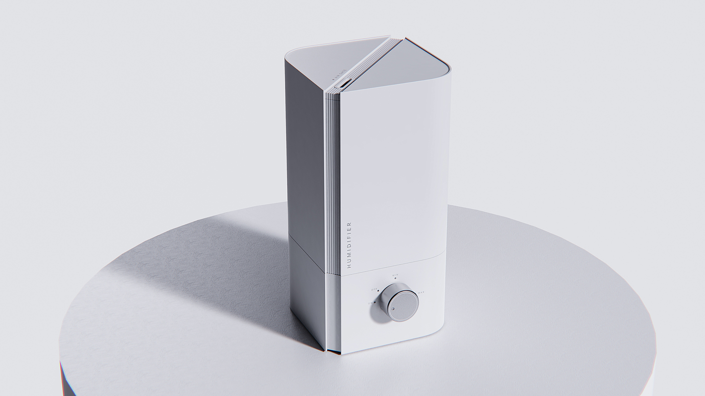 Humidifier，household electrical appliances，product design，industrial design，Scene rendering，senior，Appearance design，
