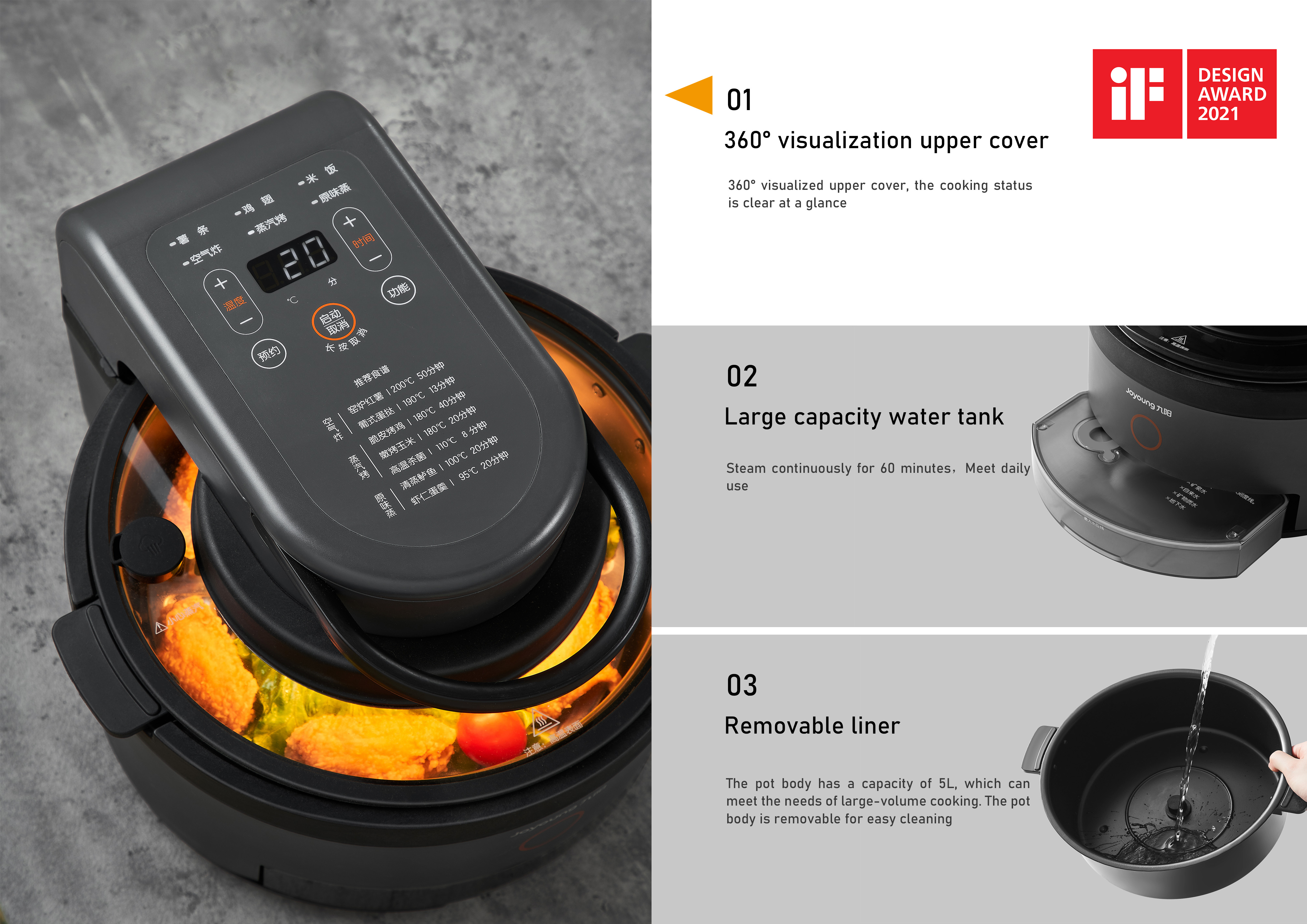 Kitchen electricity，Air fryer，household electrical appliances，