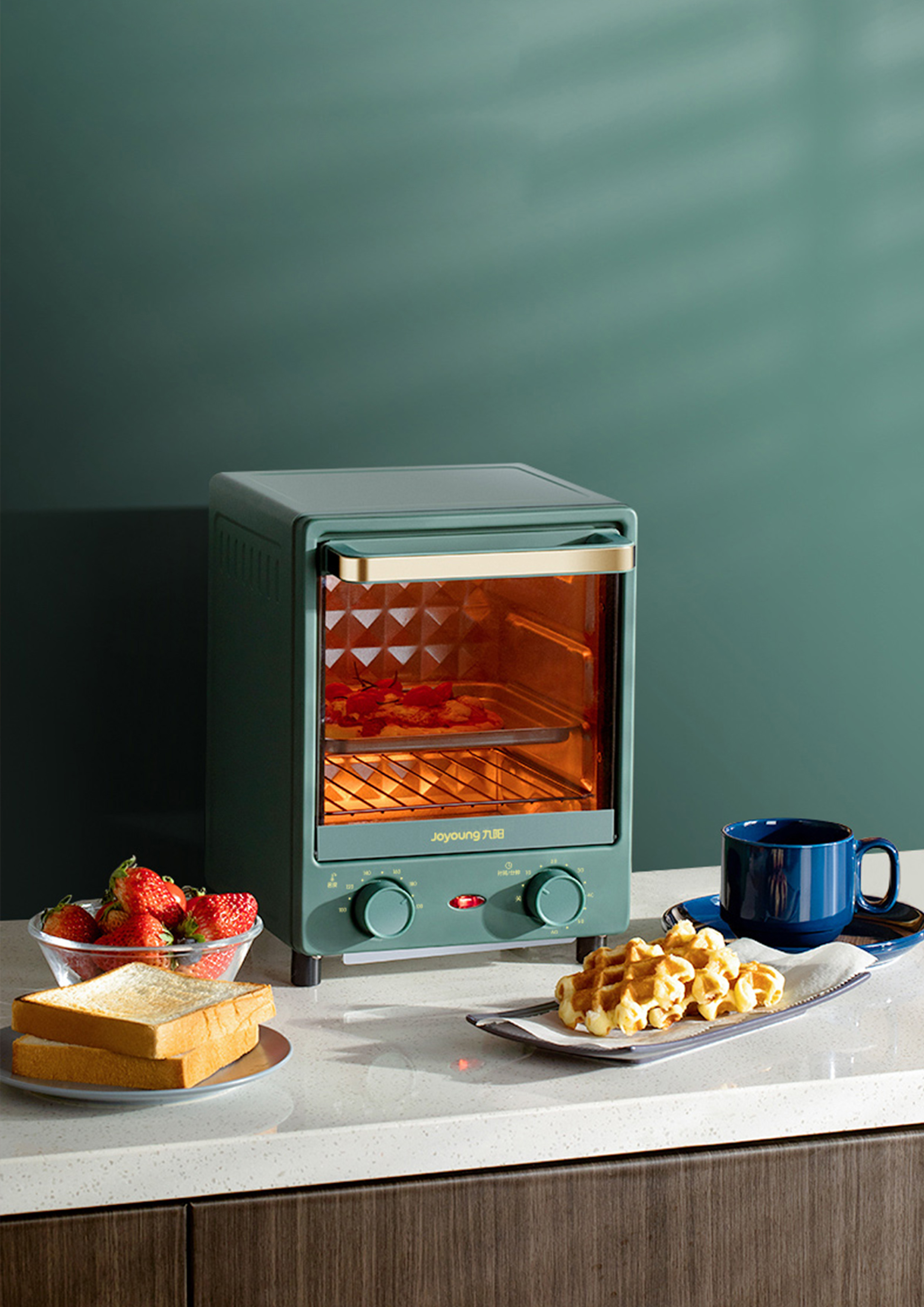 Kitchen appliances，Electric oven，small home appliances，oven，Retro，