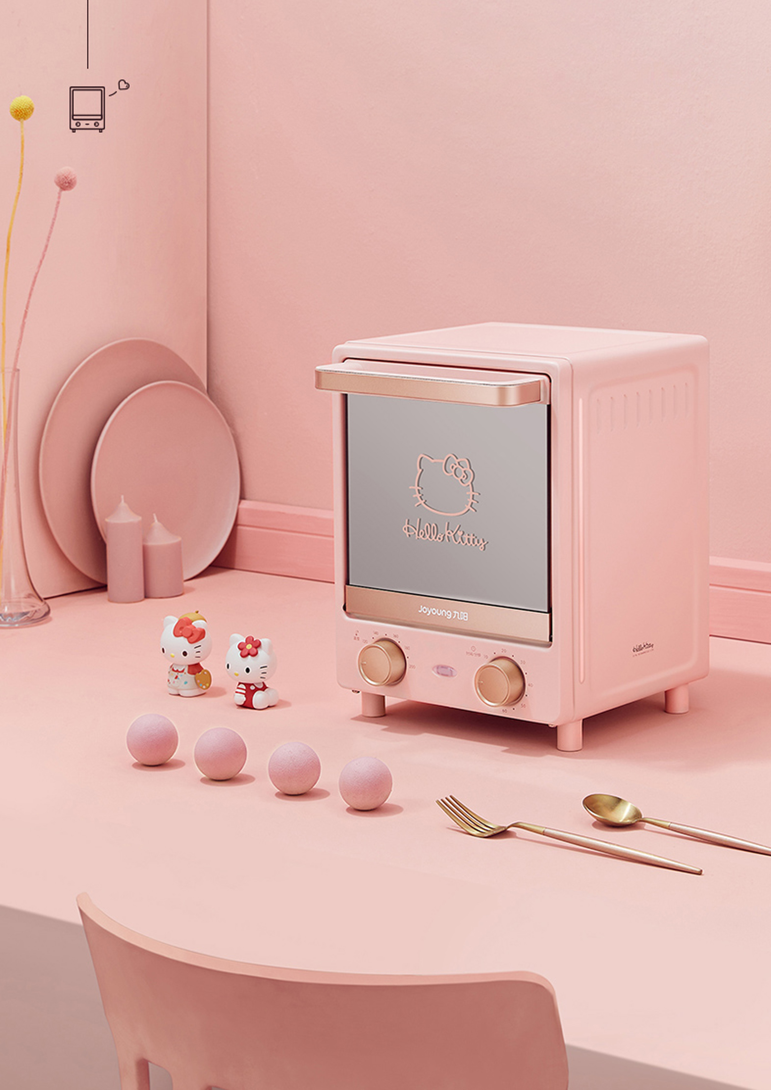 Kitchen appliances，Electric oven，small home appliances，oven，Retro，