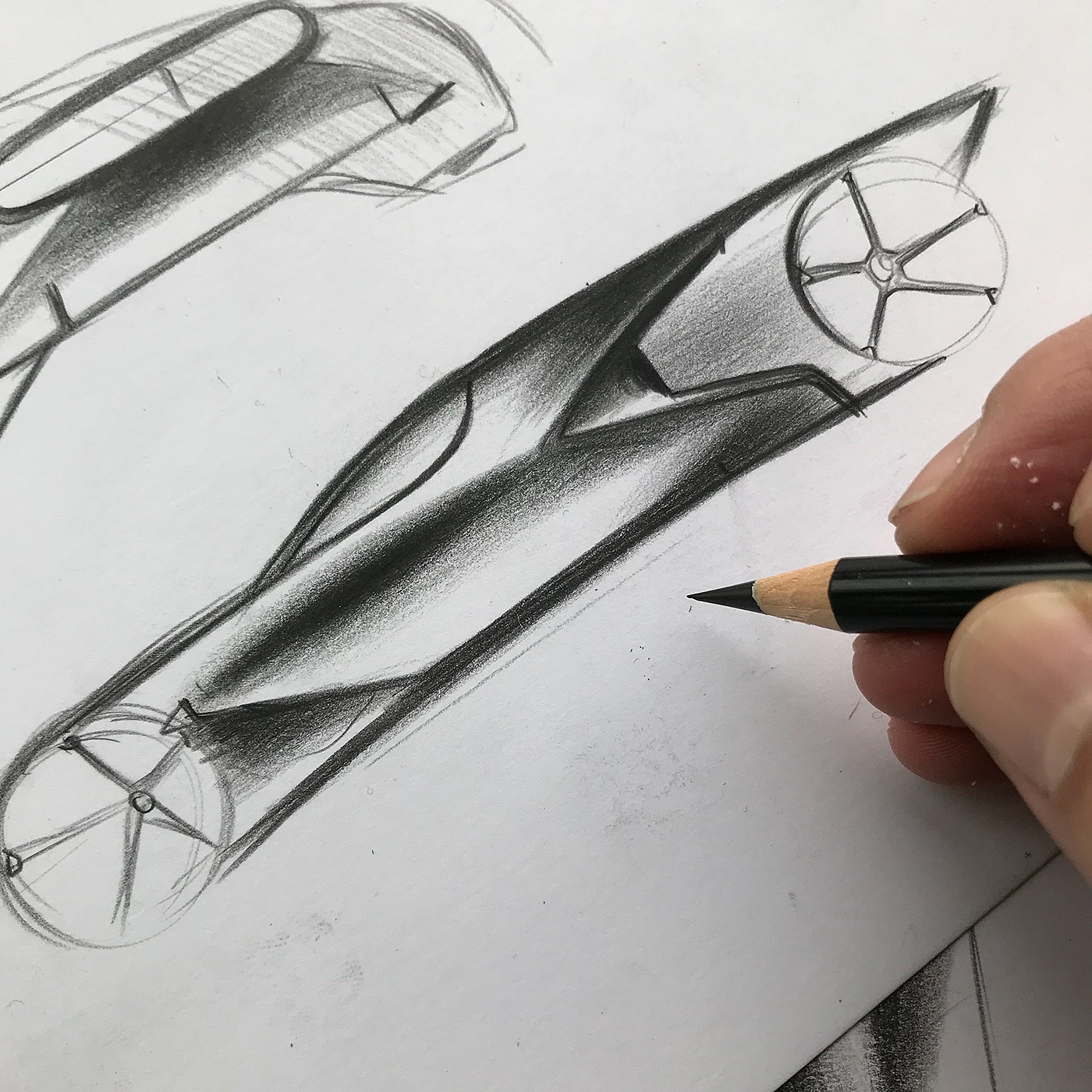 手绘，草图，Car sketch fest，