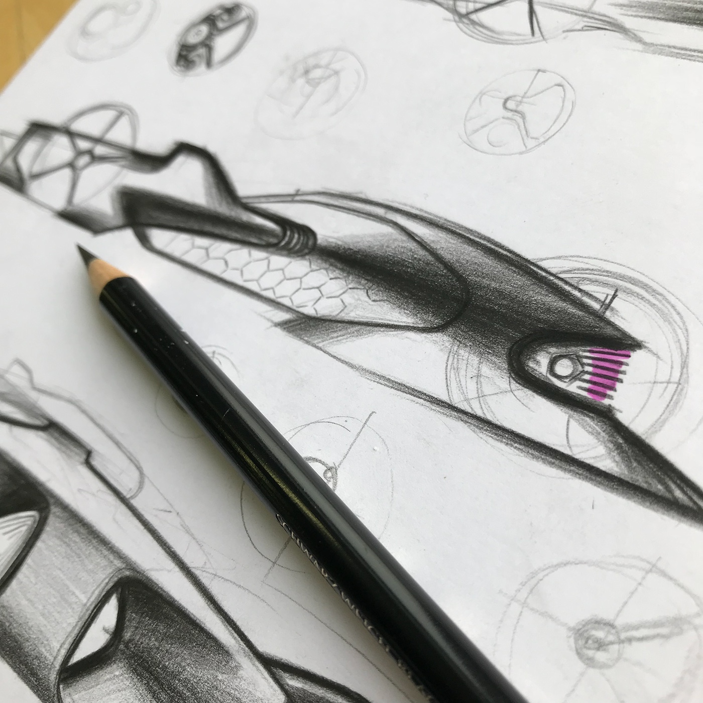 Hand drawn，sketch，Car sketch fest，