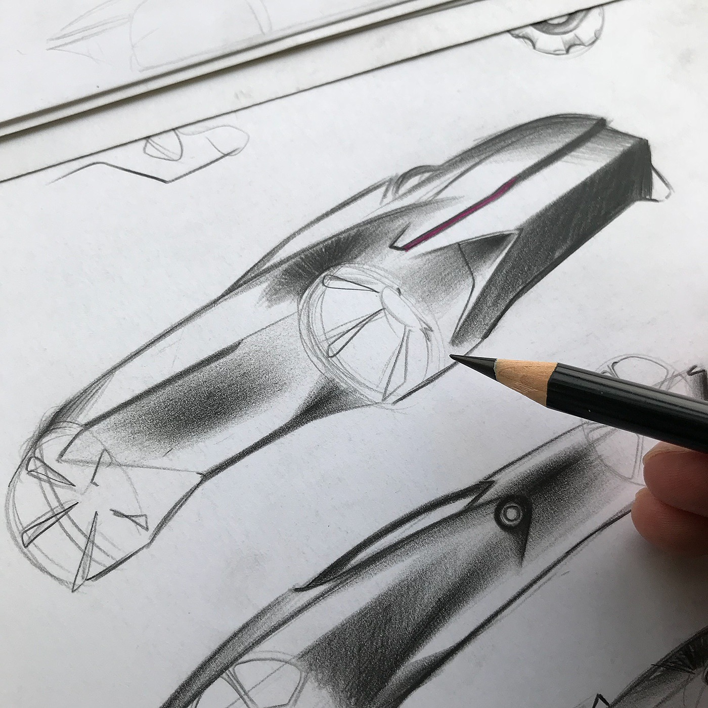 手绘，草图，Car sketch fest，