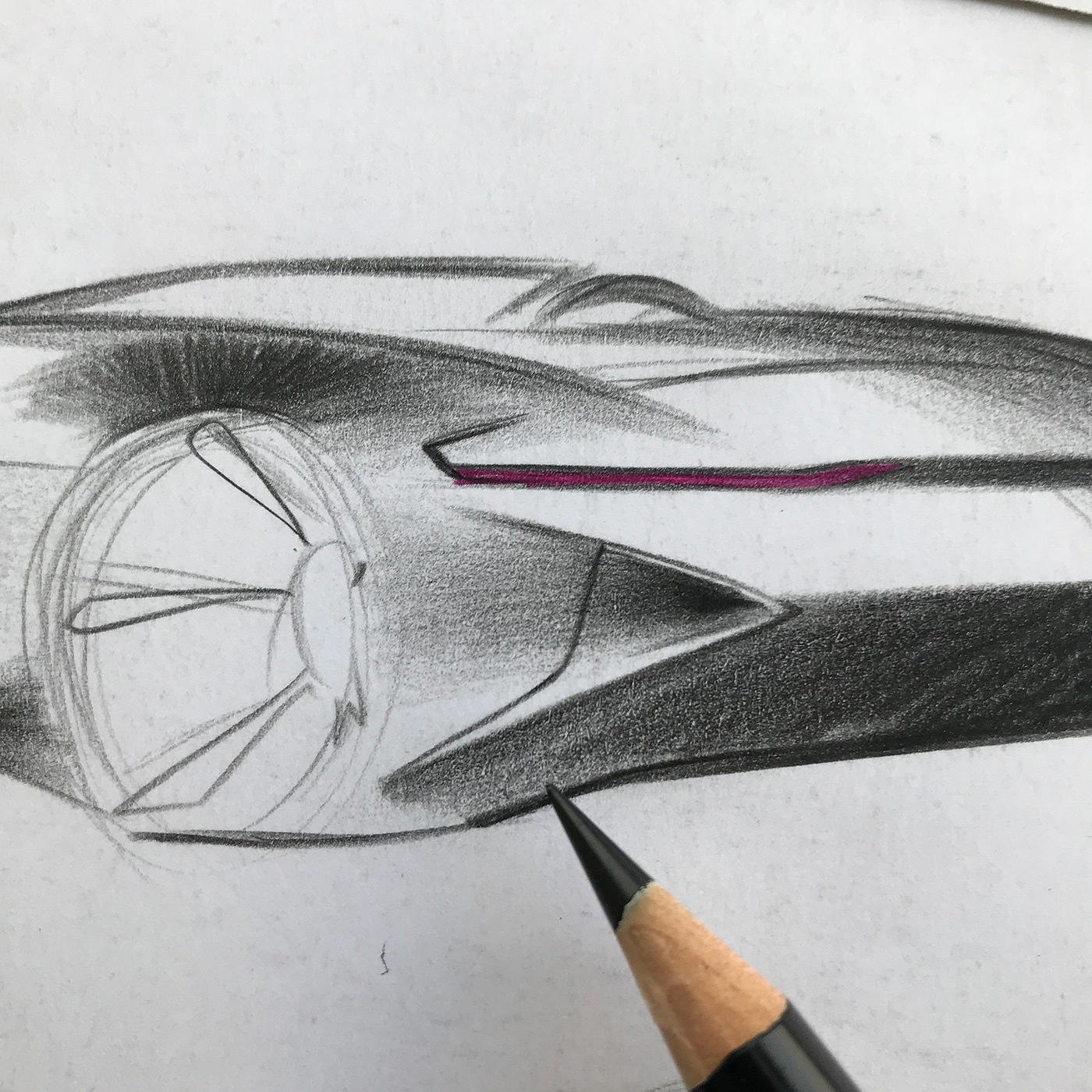 手绘，草图，Car sketch fest，