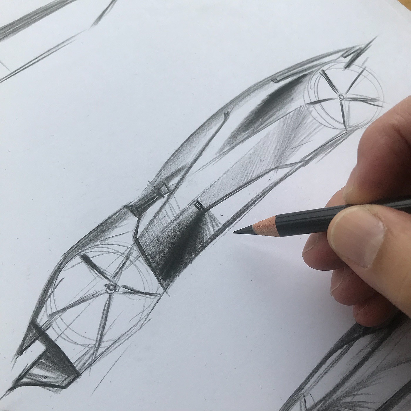 手绘，草图，Car sketch fest，